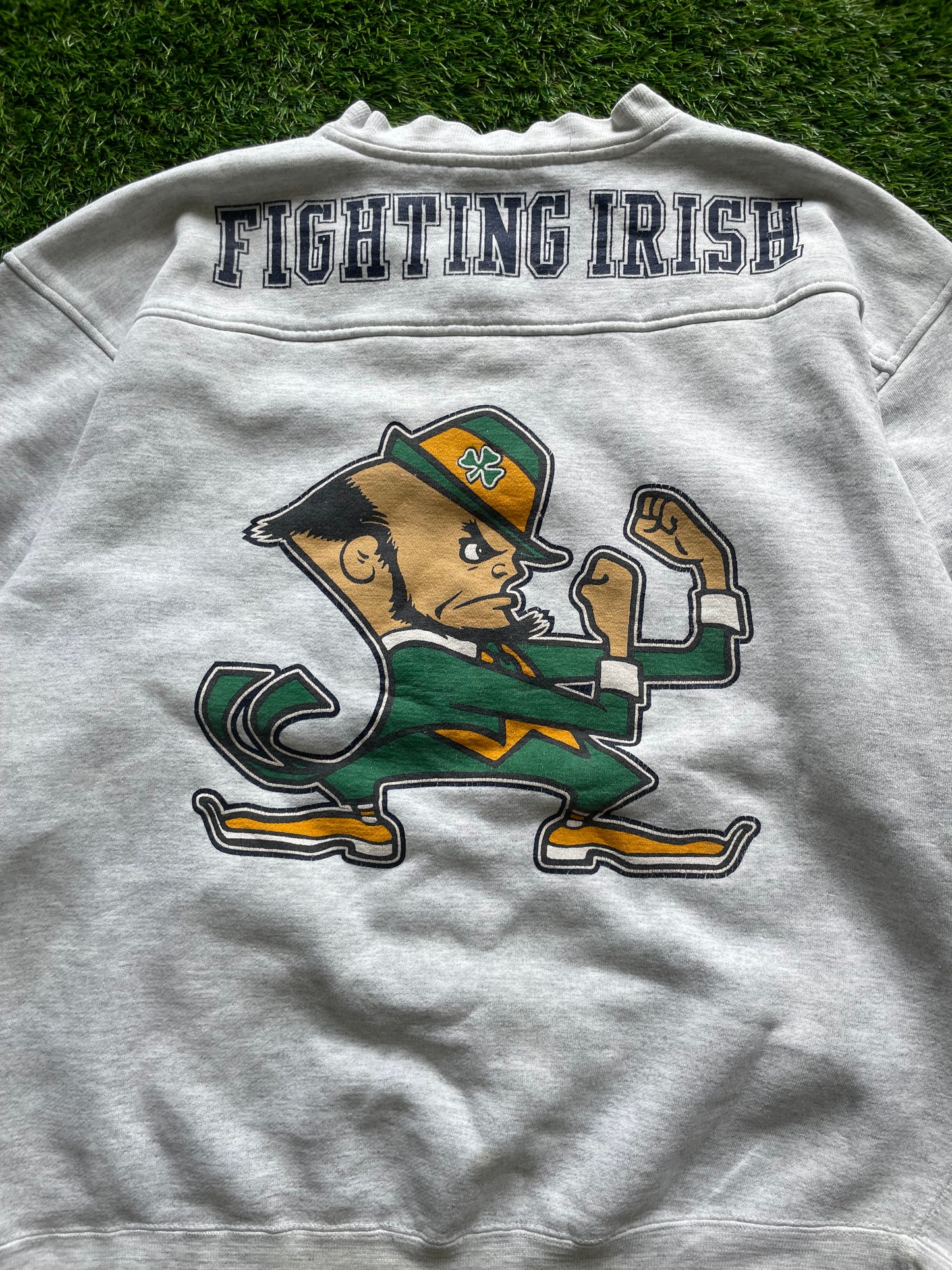 Vintage Notre Dame Fighting Irish Heavyweight Crewneck Sweatshirt Large