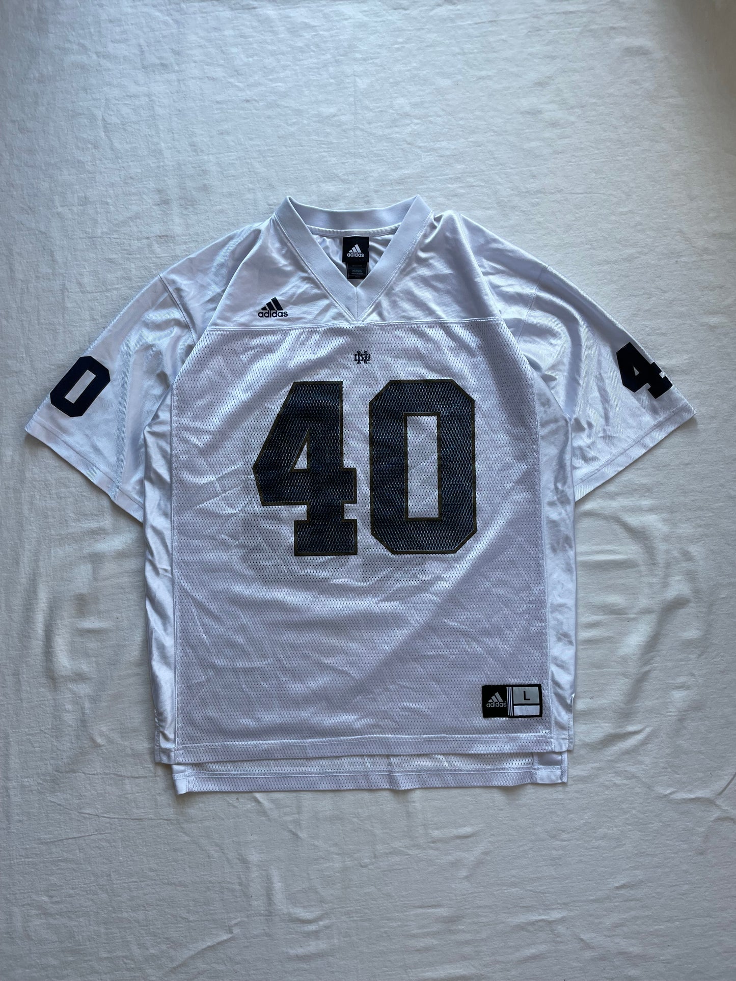 Vintage Notre Dame Football Jersey Large