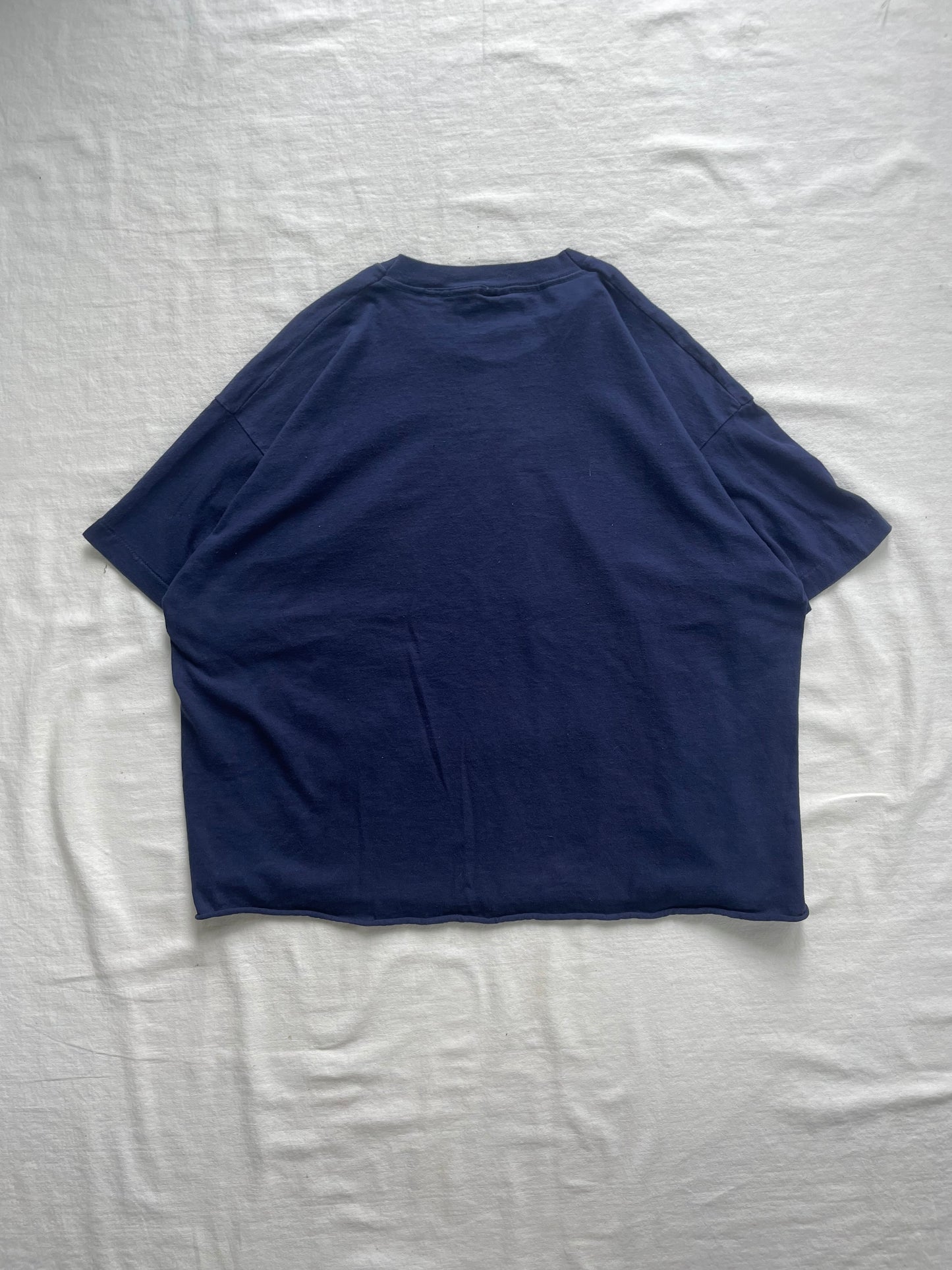 Vintage Notre Dame Football Cropped Tee XLarge