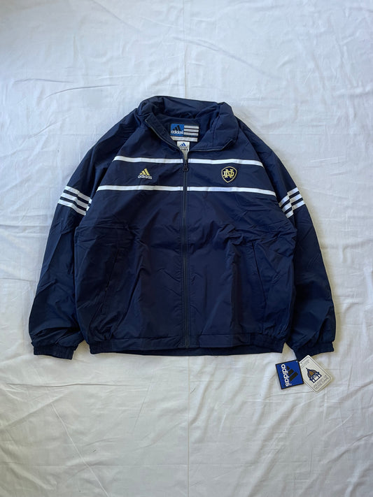 Vintage Notre Dame Adidas Jacket 2XL