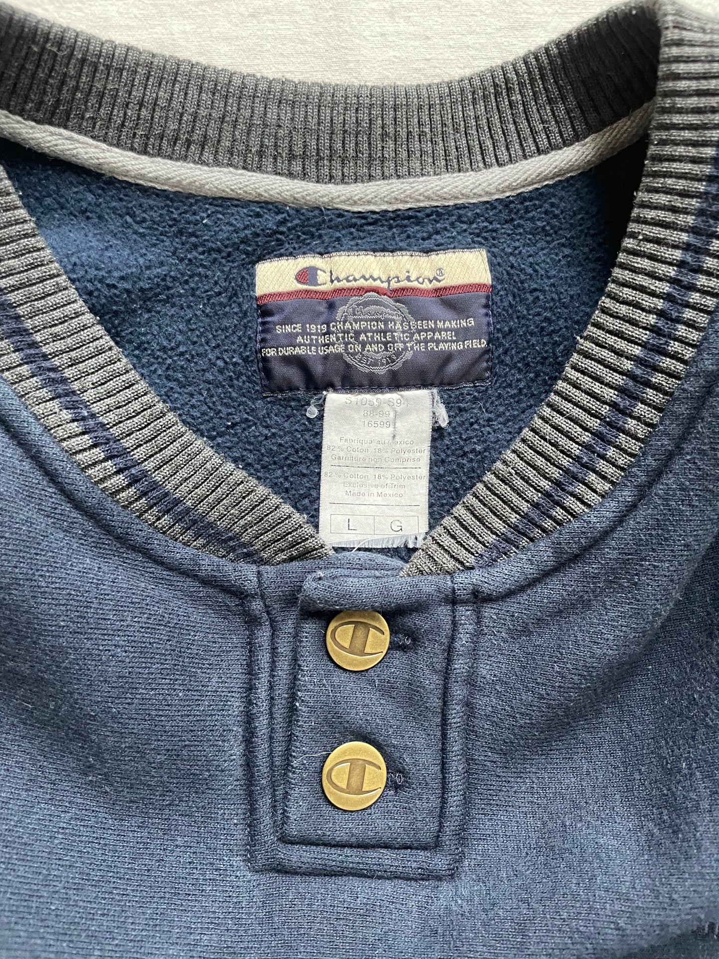 Vintage Notre Dame Football Crewneck Large