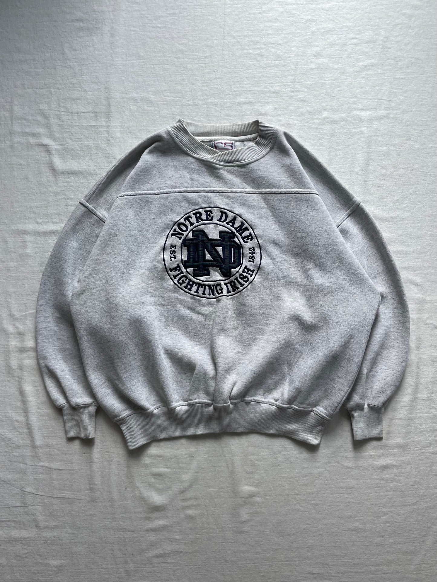 Vintage Notre Dame Fighting Irish Crewneck Sweatshirt XLarge