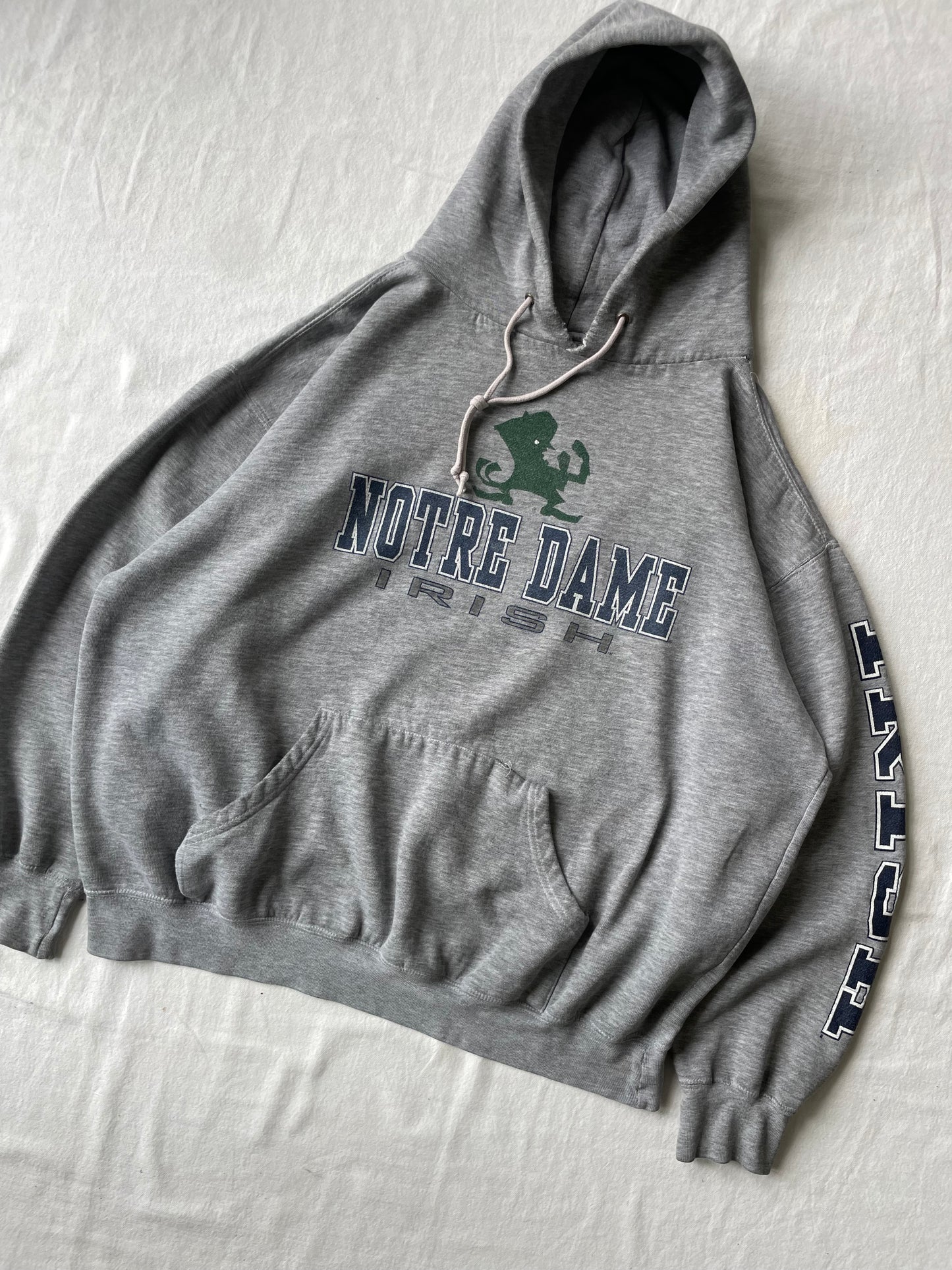 Vintage Notre Dame Hoodie XLarge