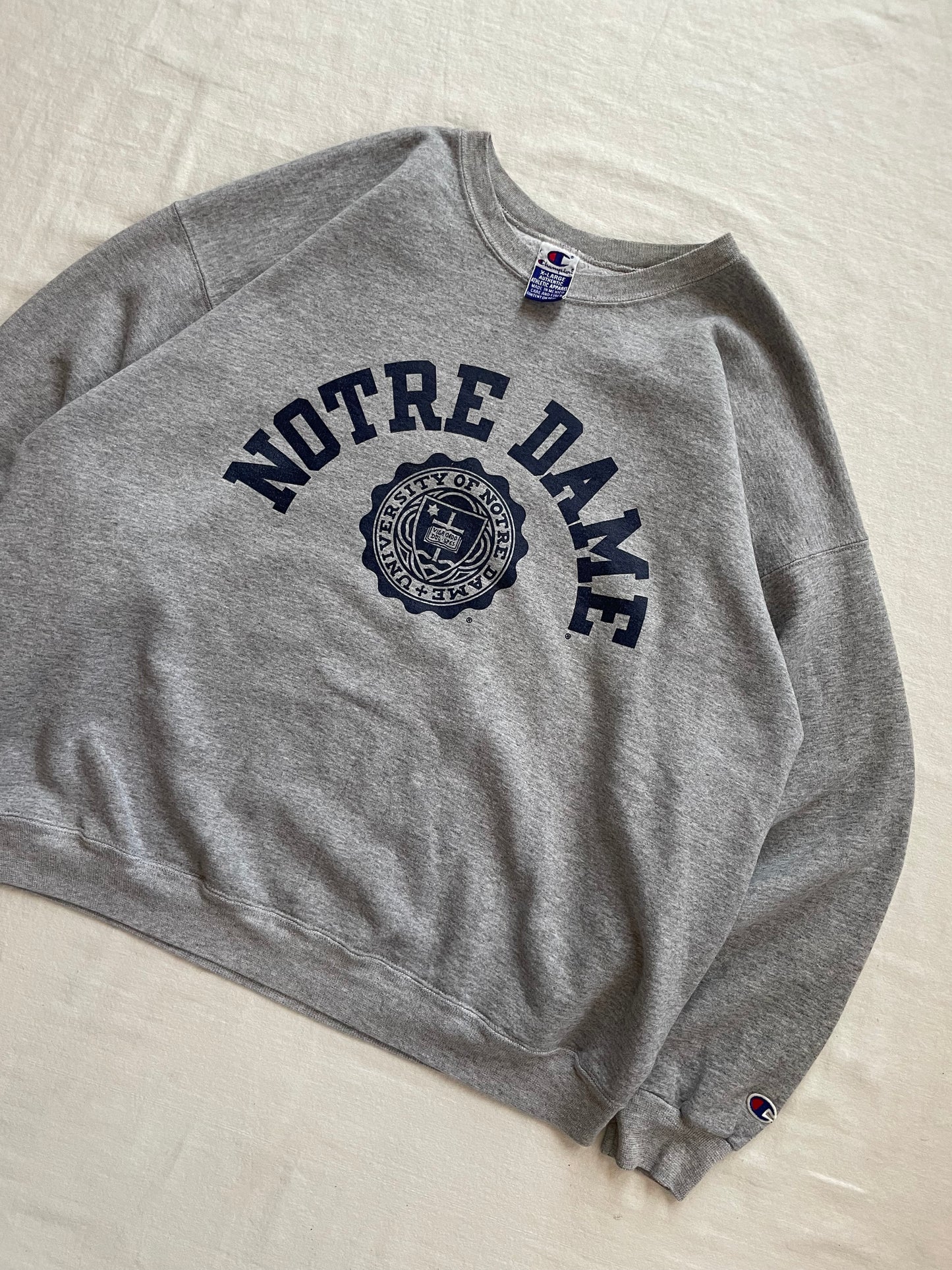 Vintage Notre Dame Crewneck XLarge