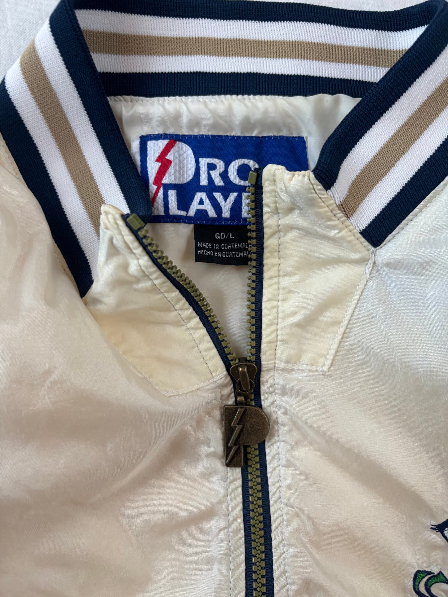 Vintage Notre Dame Windbreaker Jacket Large