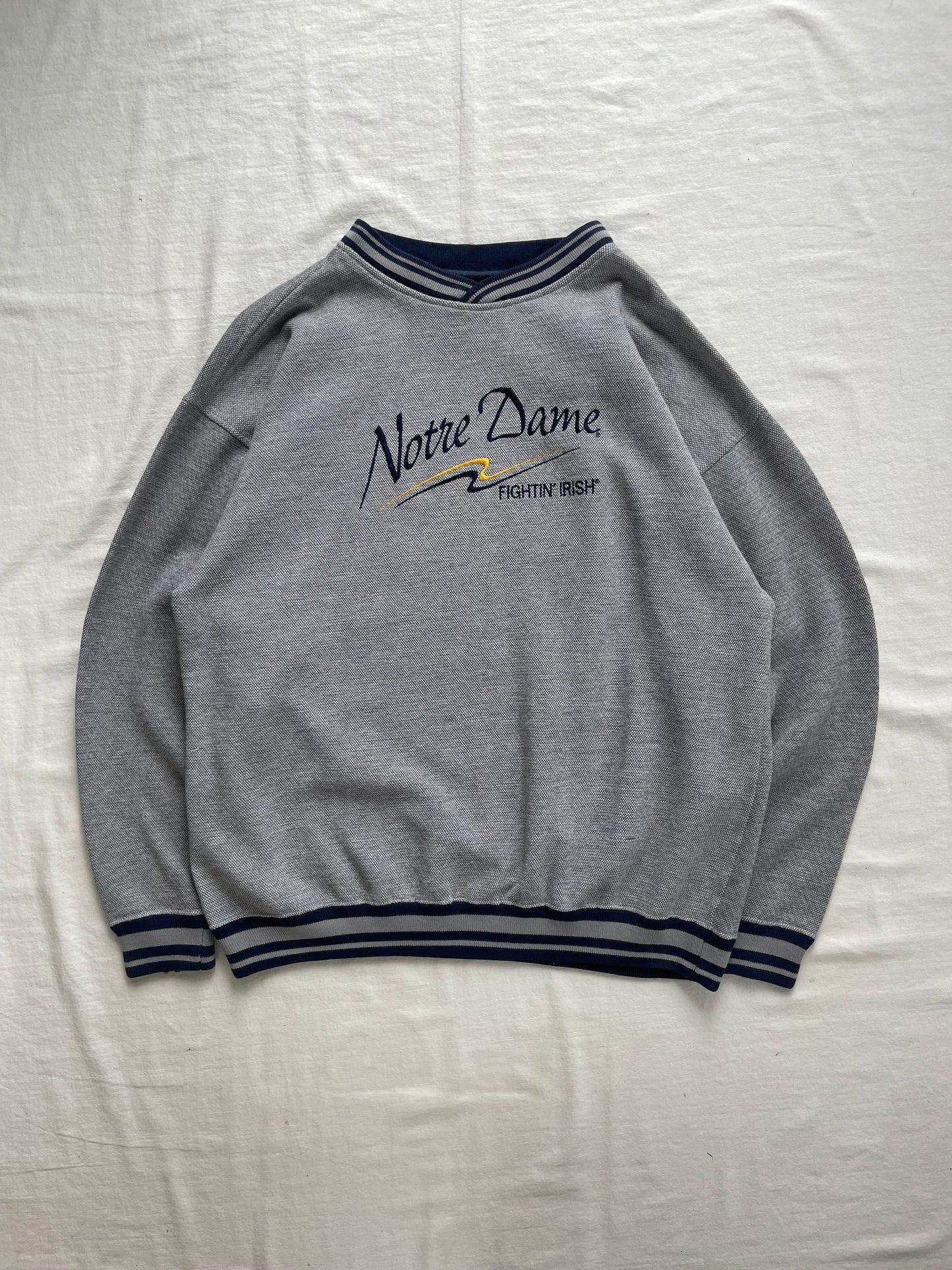 Vintage Notre Dame Fightin’ Irish Crewneck Large