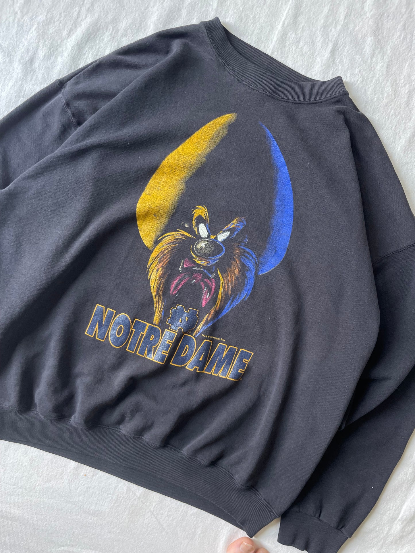 Vintage Notre Dame Yosemite Sam Crewneck Large/XLarge