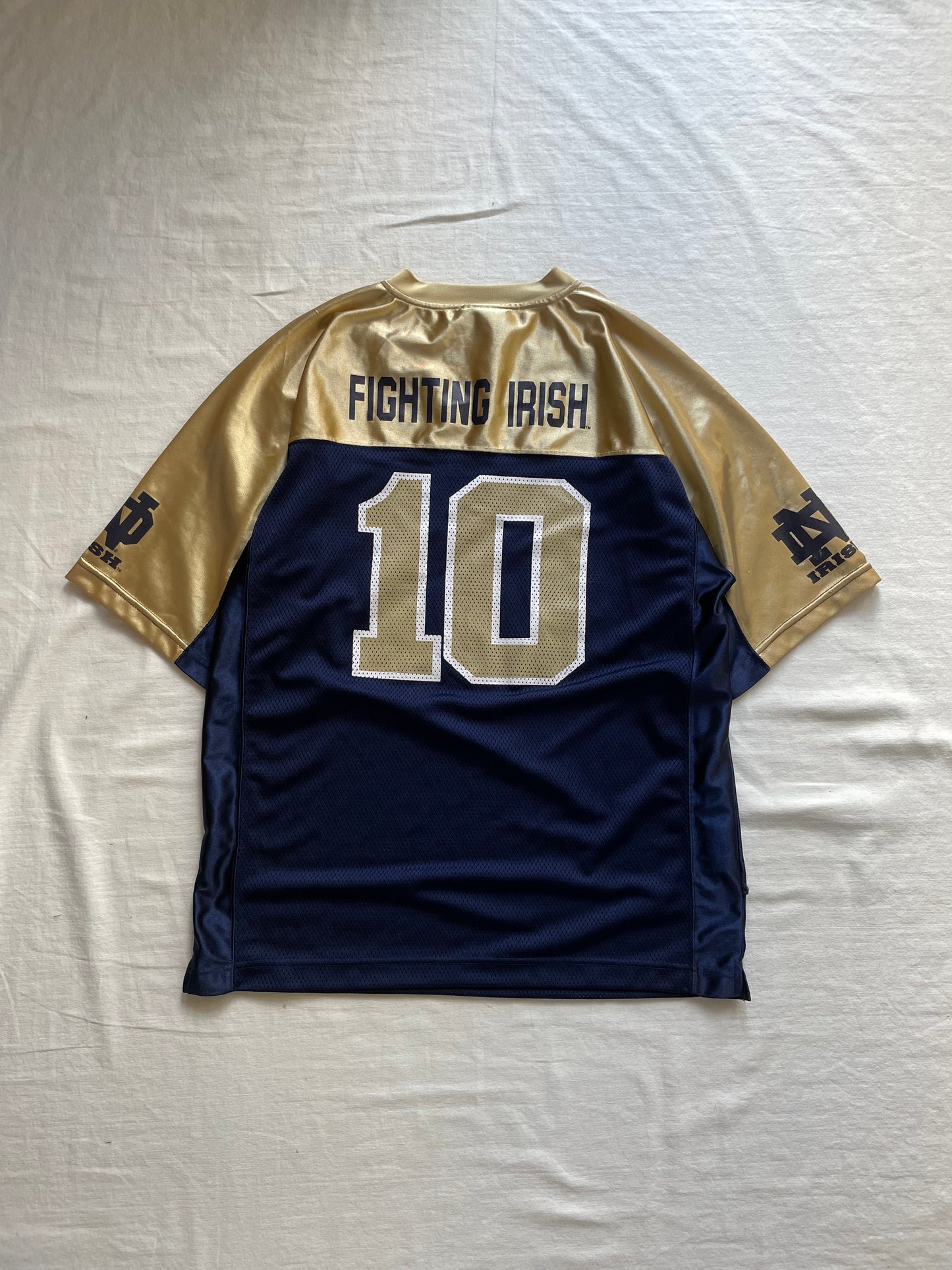 Vintage Notre Dame Fighting Irish Football Jersey Large