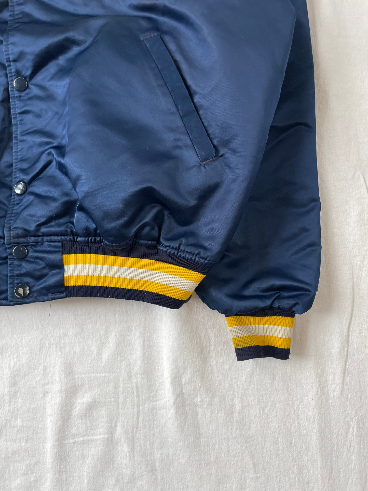Vintage Notre Dame Starter Satin Jacket Large