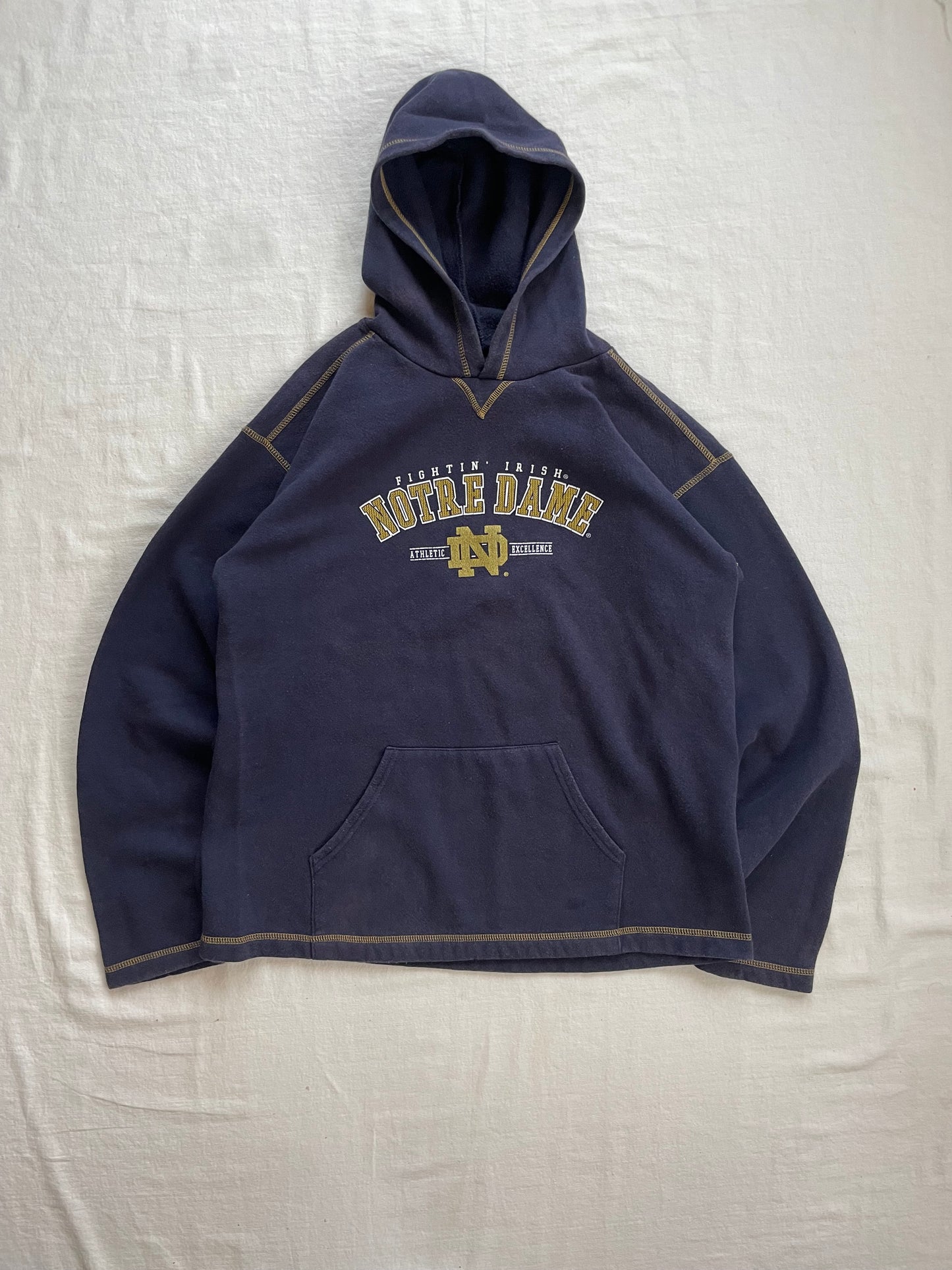 Vintage Notre Dame Hoodie Youth Large/Women’s Medium