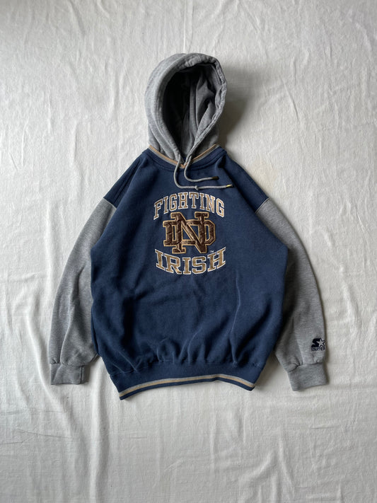 Vintage Notre Dame Hoodie Small