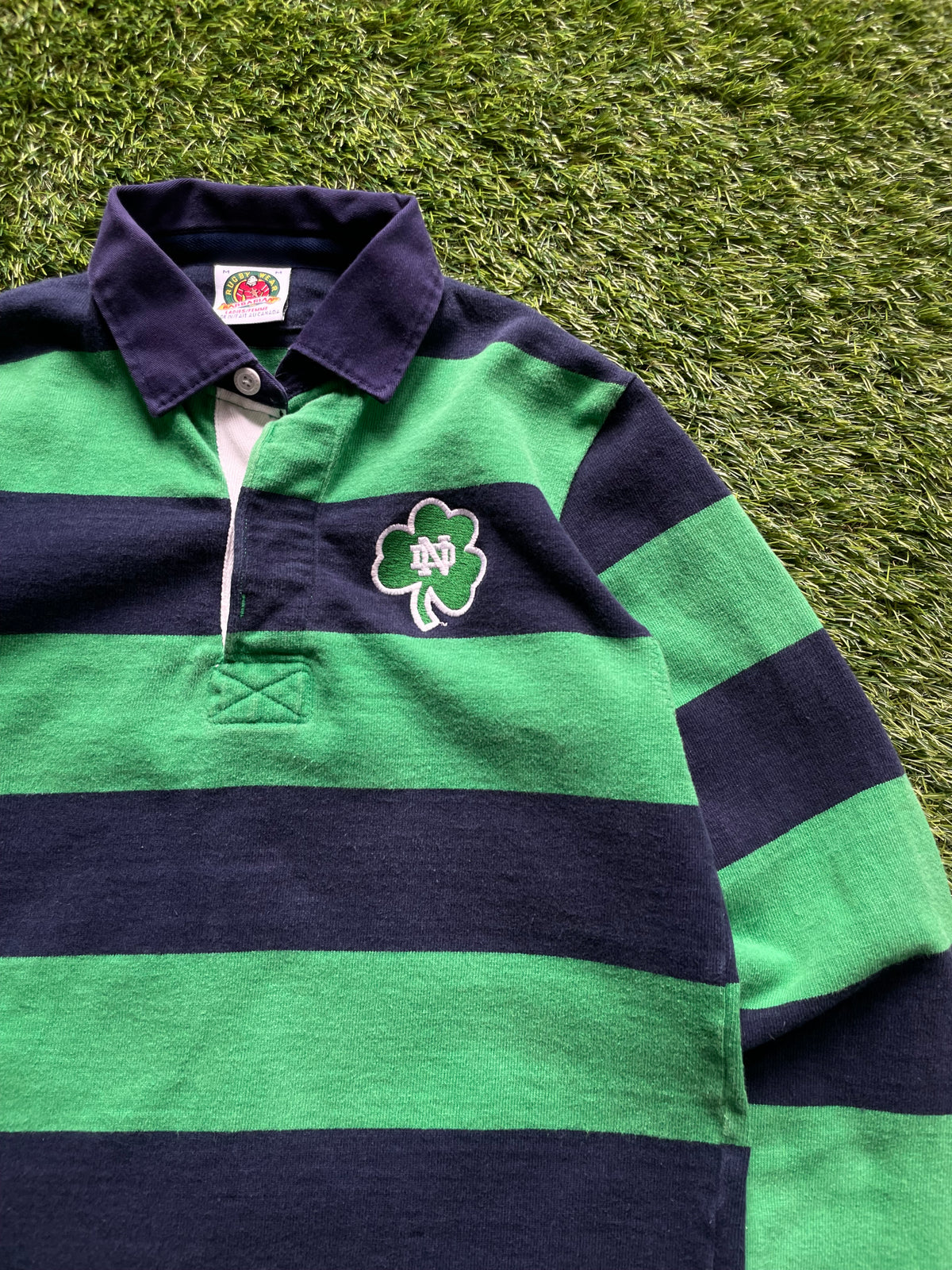 Vintage Notre Dame Rugby Polo Ladies Medium