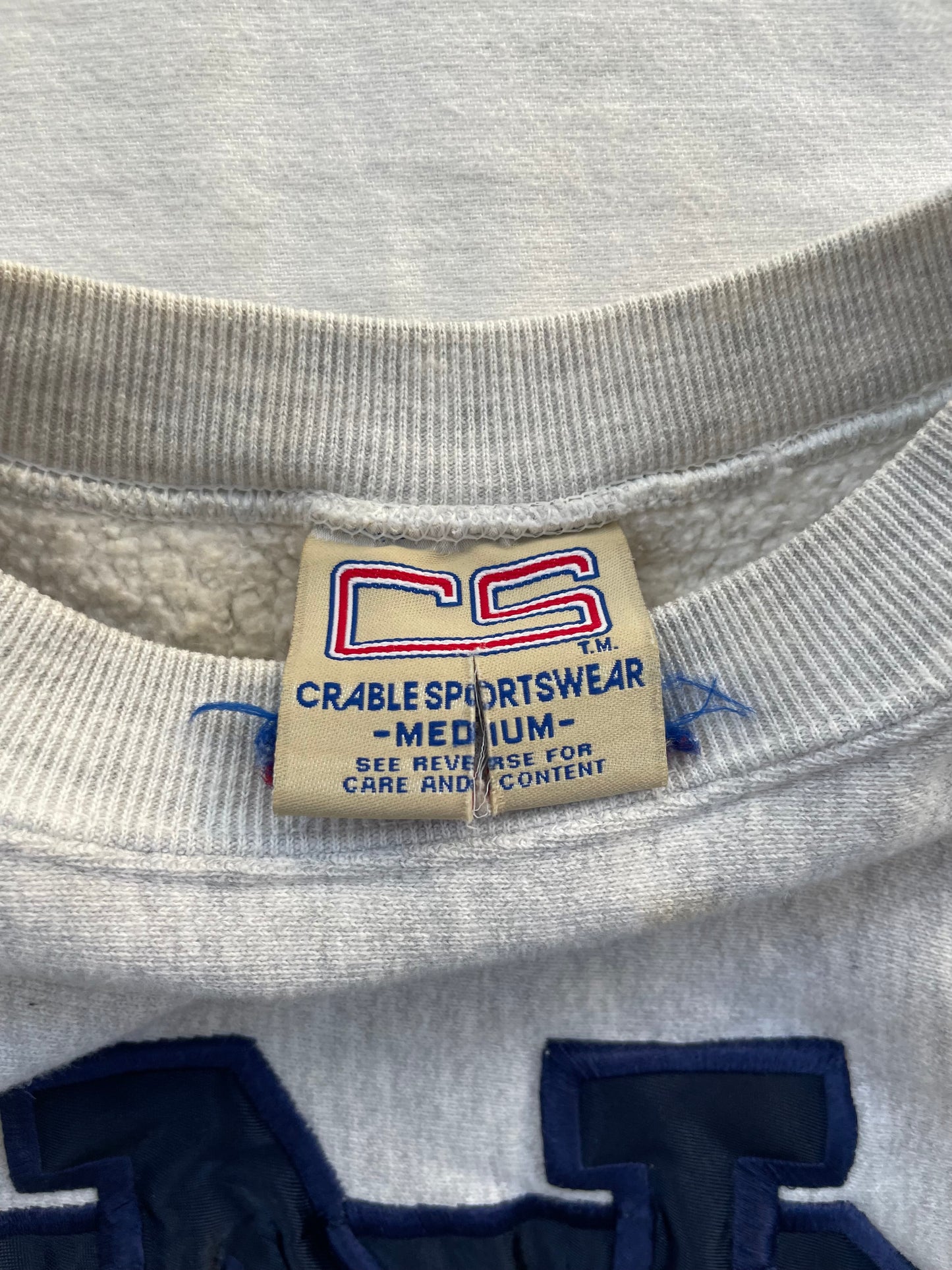 Vintage Notre Dame Distressed Crewneck Medium