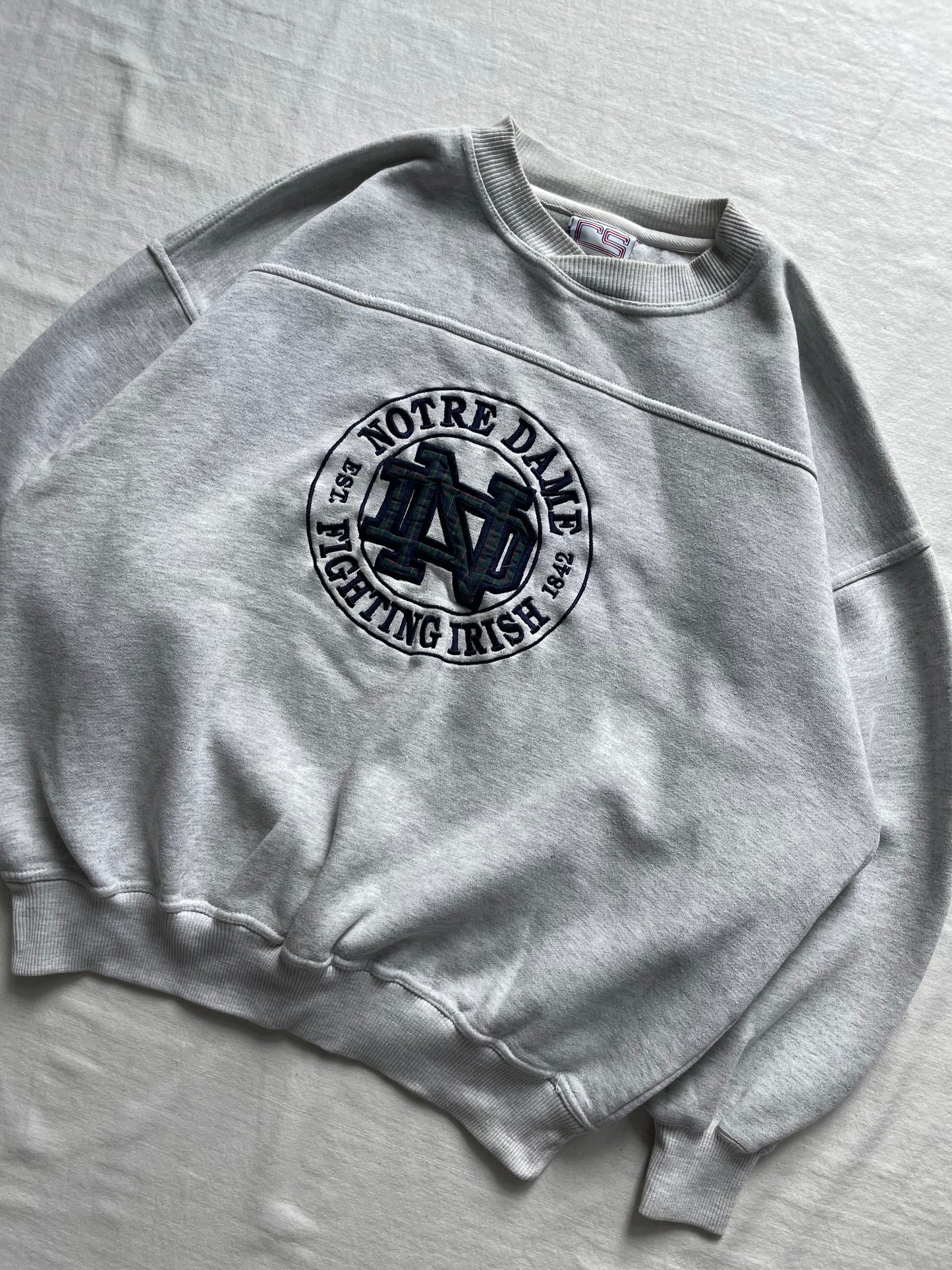 Vintage Notre Dame Fighting Irish Crewneck Sweatshirt XLarge