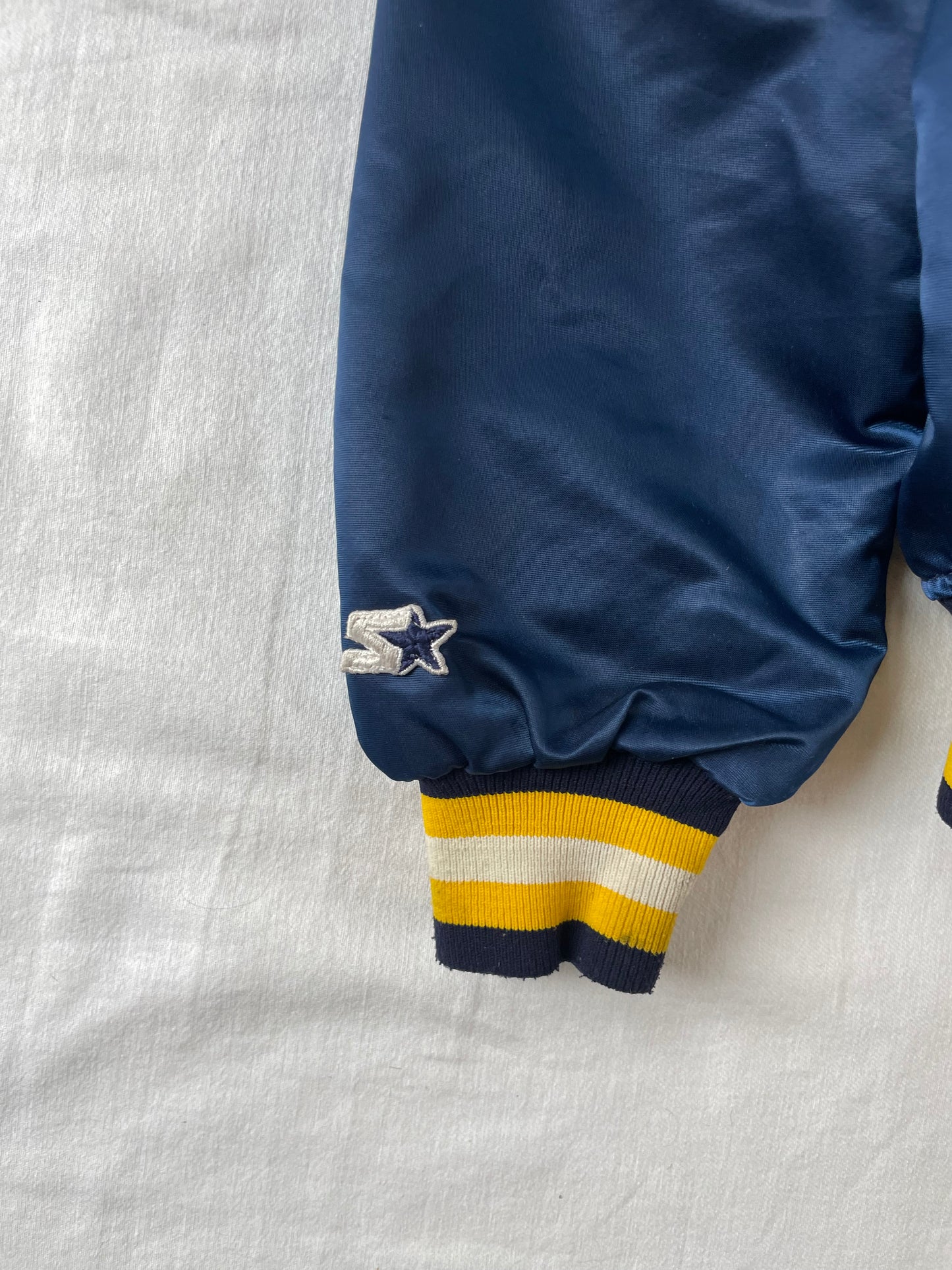 Vintage Notre Dame Starter Satin Jacket Large