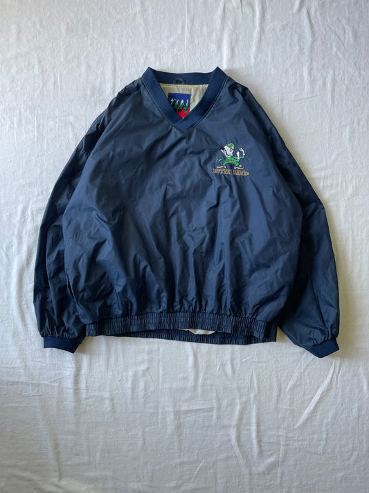 Vintage Notre Dame Pullover Jacket XLarge