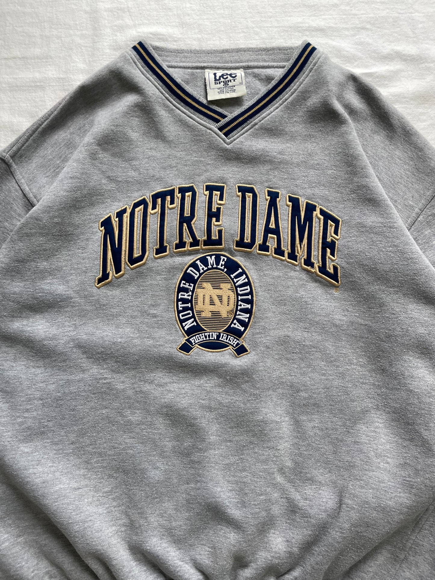 Vintage Notre Dame Crewneck Sweatshirt XLarge/2XL