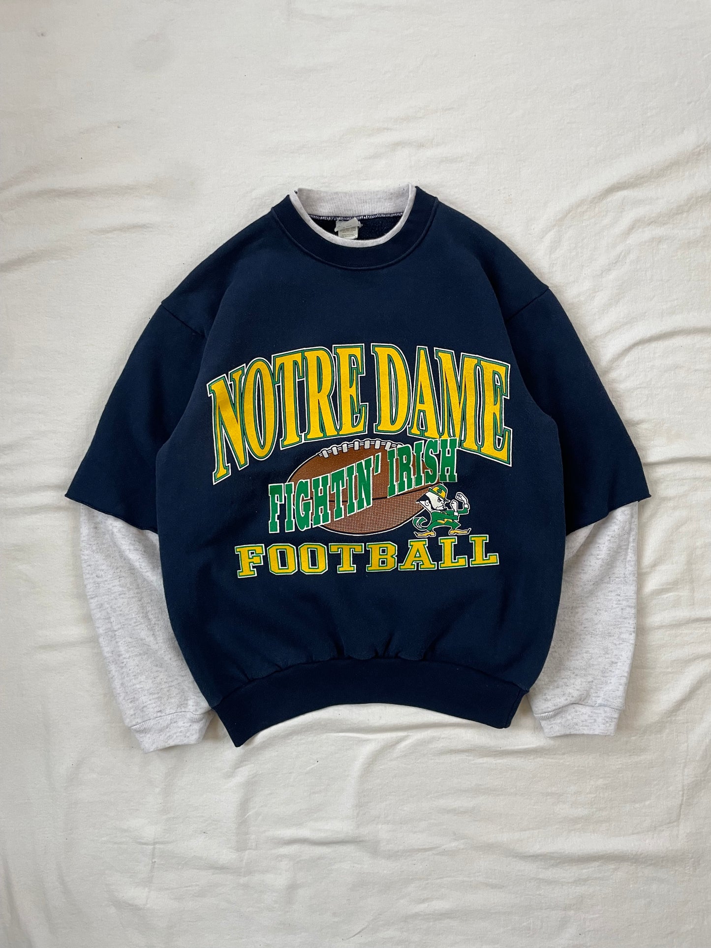 Vintage Notre Dame Football Crewneck Medium