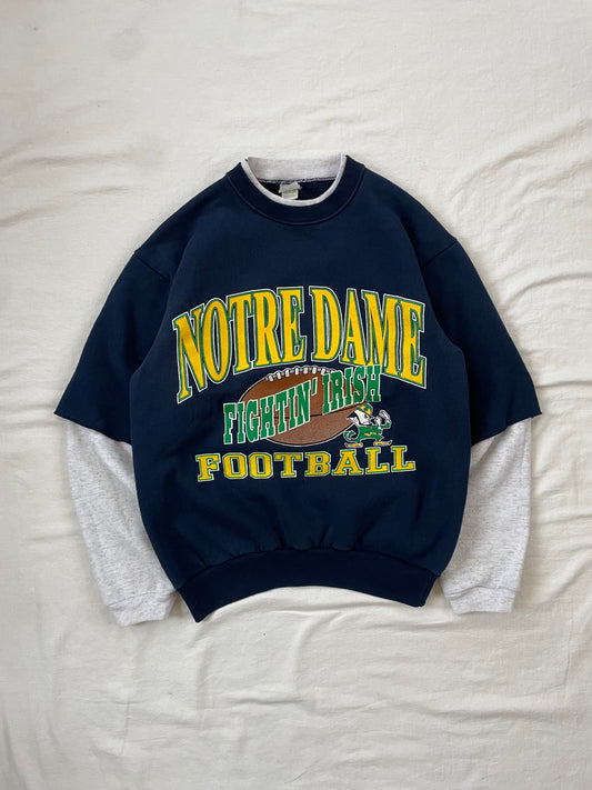 Vintage Notre Dame Football Crewneck Medium