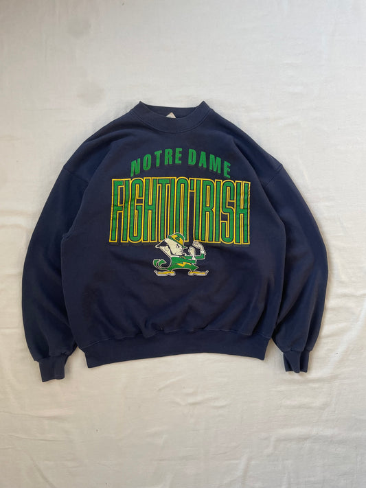 Vintage Notre Dame Fightin Irish Crewneck Large/XLarge