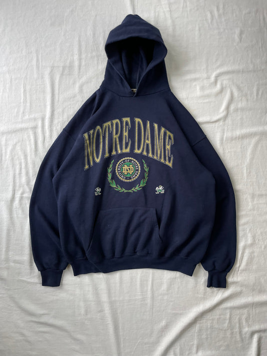 Vintage Notre Dame Hoodie XLarge