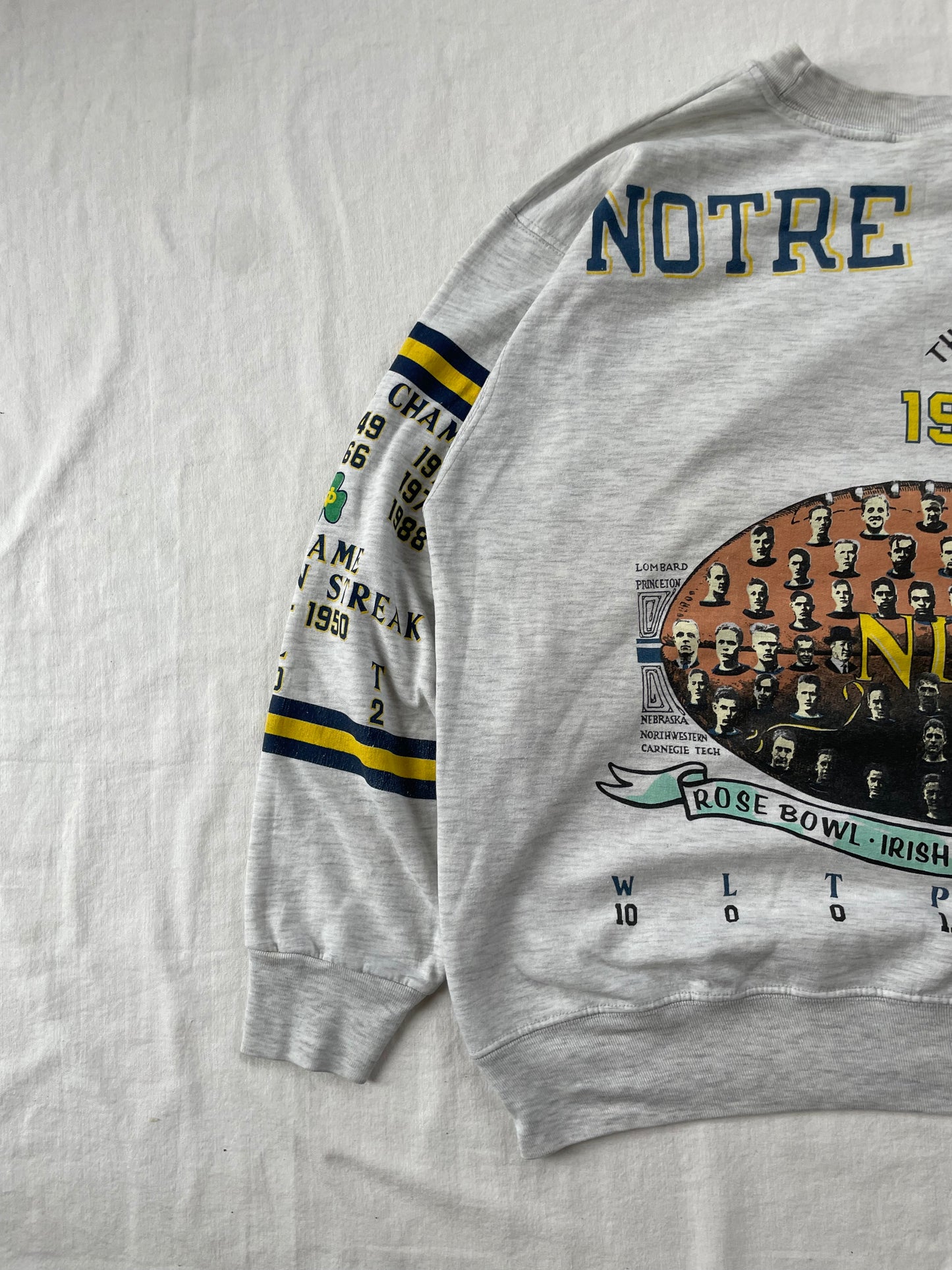 Vintage Notre Dame National Champions Fightin’ Irish Crewneck Large