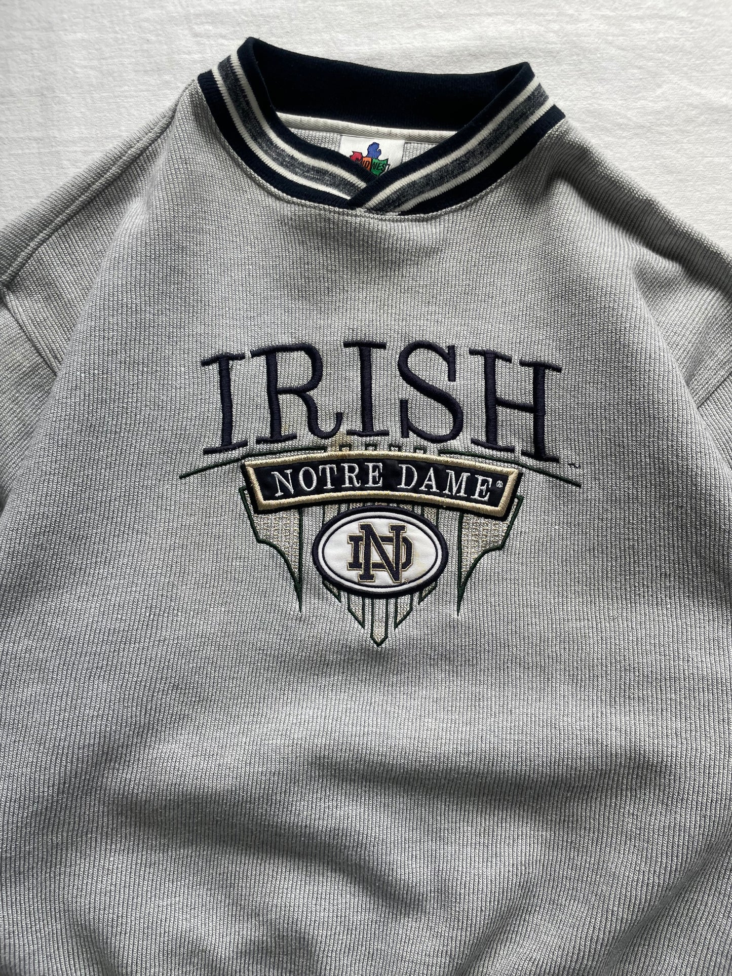 Vintage Notre Dame Irish Crewneck Medium