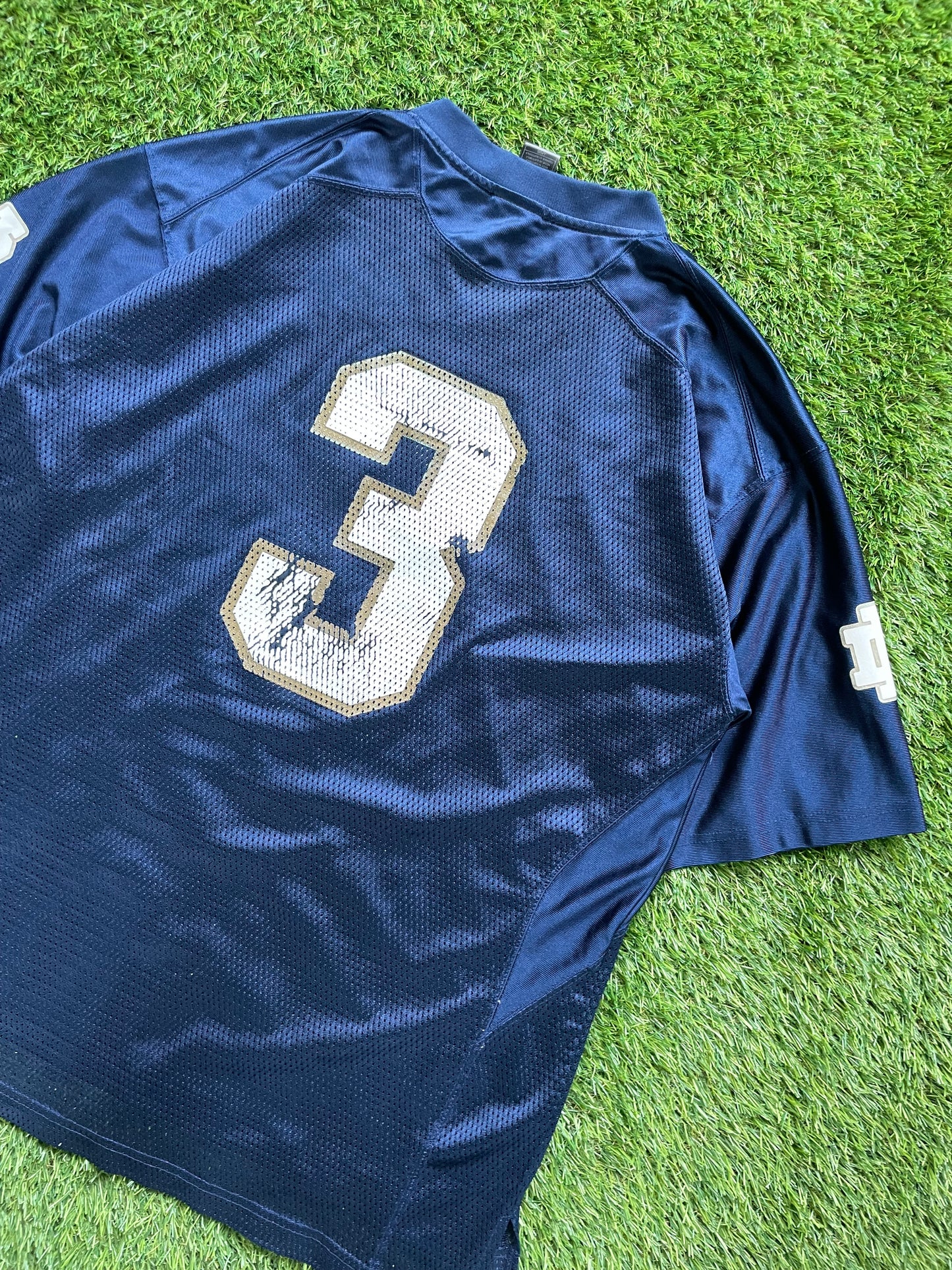 Vintage Notre Dame #3 Football Jersey Large