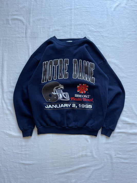 Vintage 1995 Notre Dame Fiesta Bowl Crewneck Medium/Large