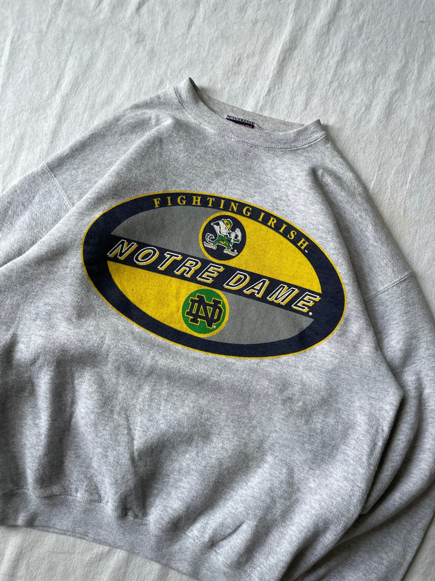 Vintage Notre Dame Crewneck Large