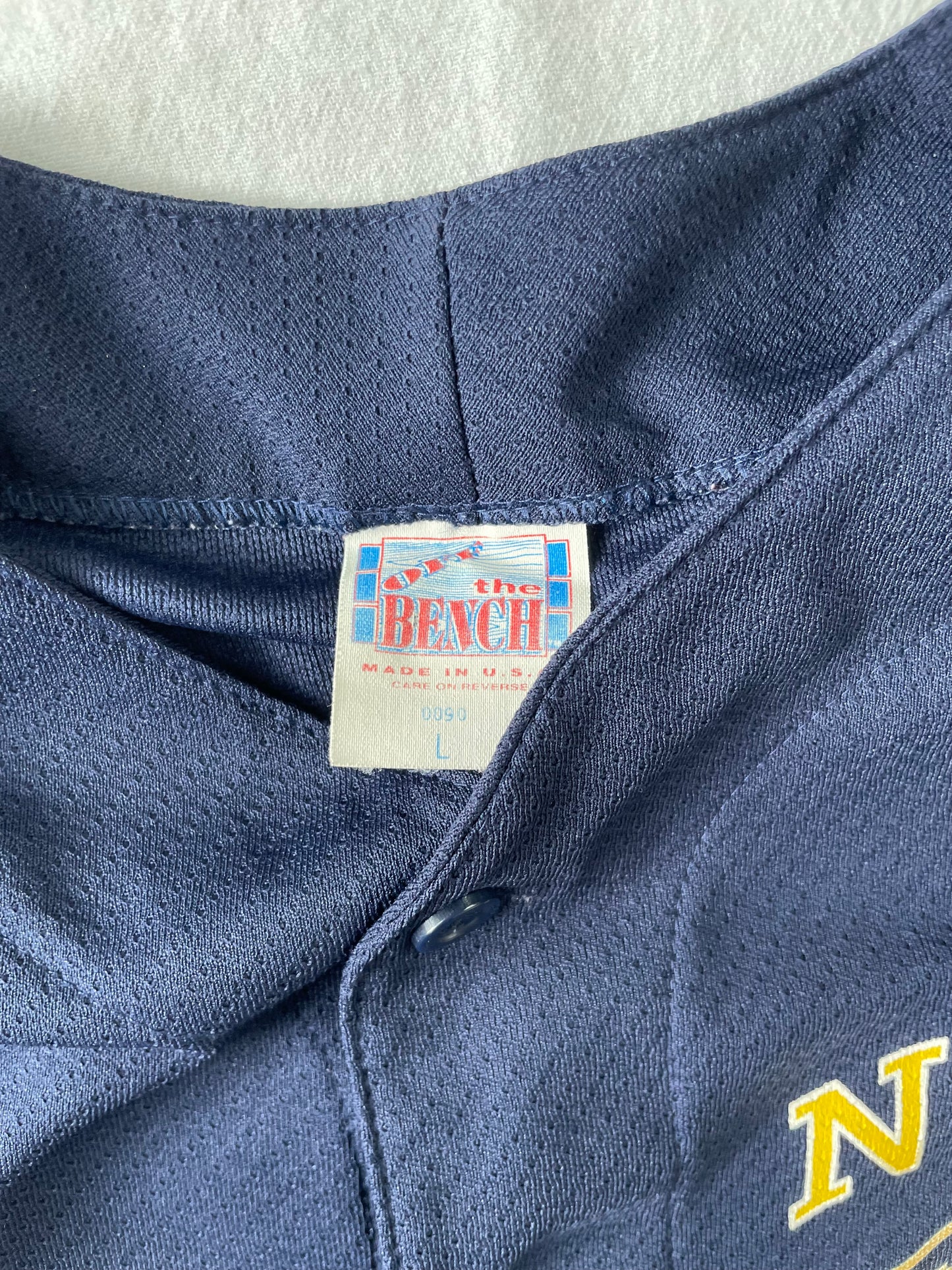 Vintage Notre Dame Baseball Jersey Large