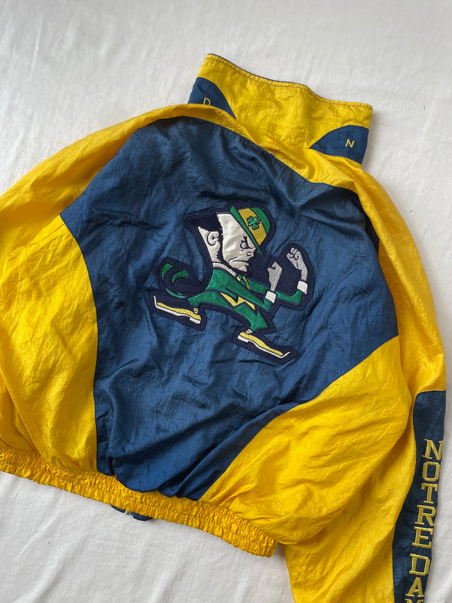 Vintage Notre Dame Track Suit Large