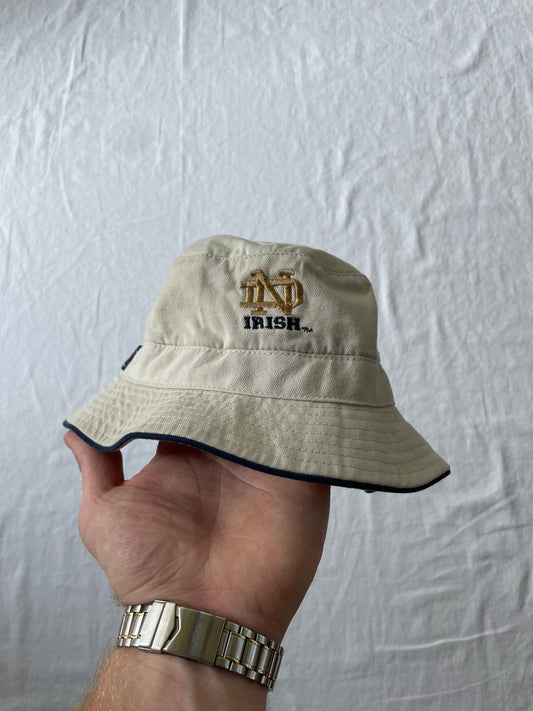 Vintage Notre Dame Bucket Hat Small/Medium