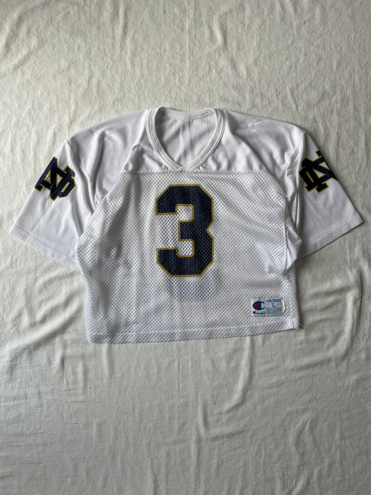 Vintage Notre Dame Mesh Football Champion Jersey Large