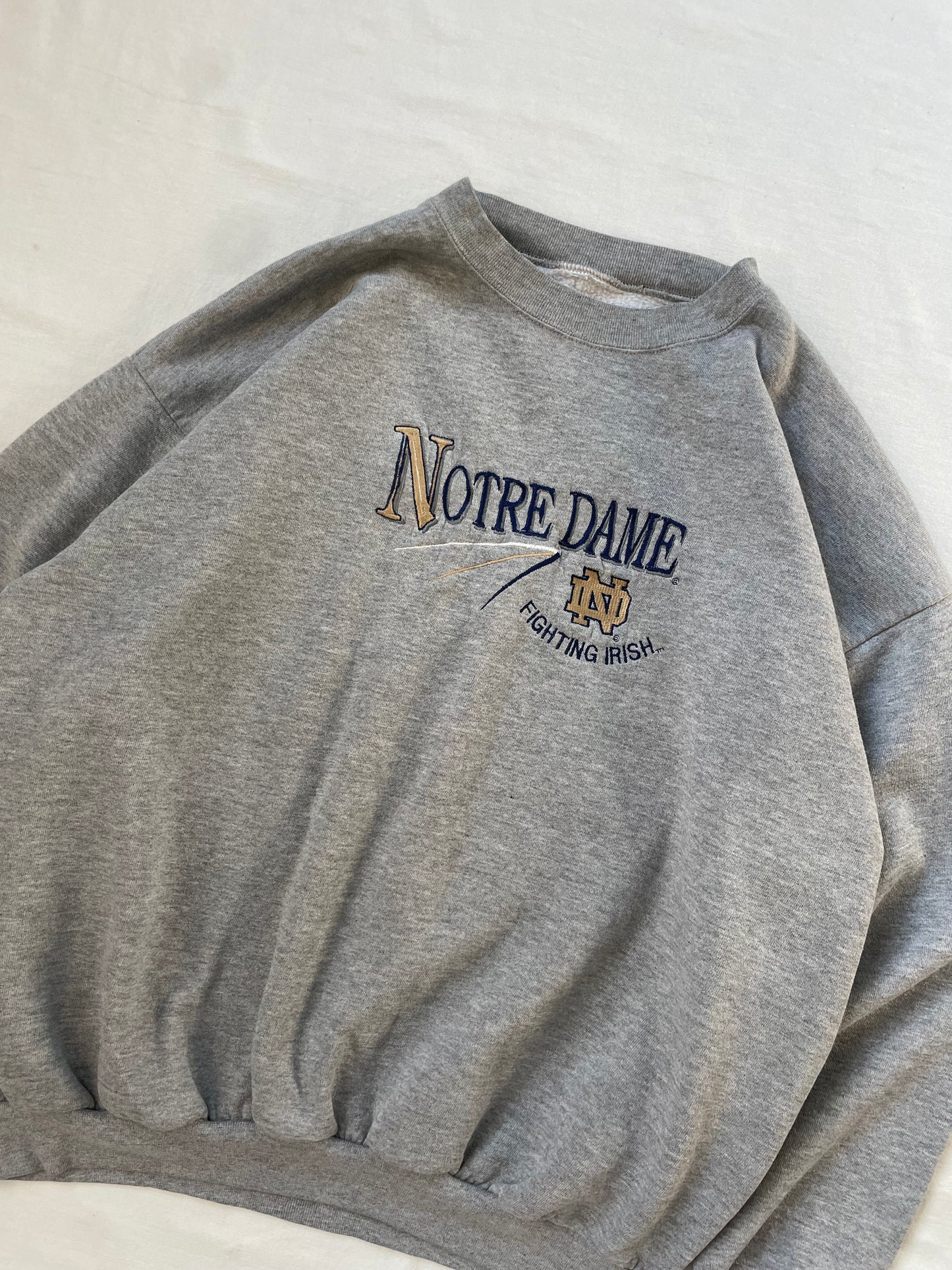 Vintage Notre Dame Crewneck Large