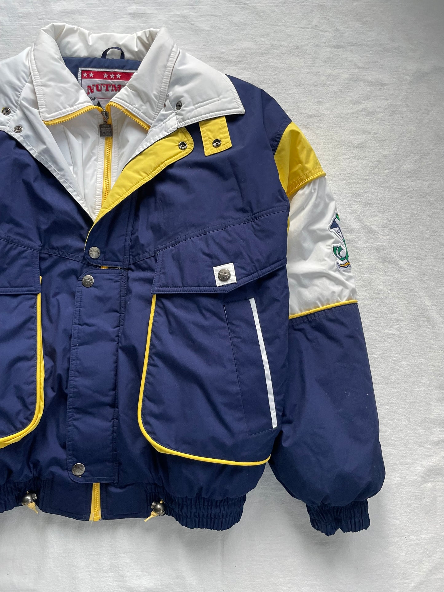 Vintage Notre Dame Puffer Jacket Large