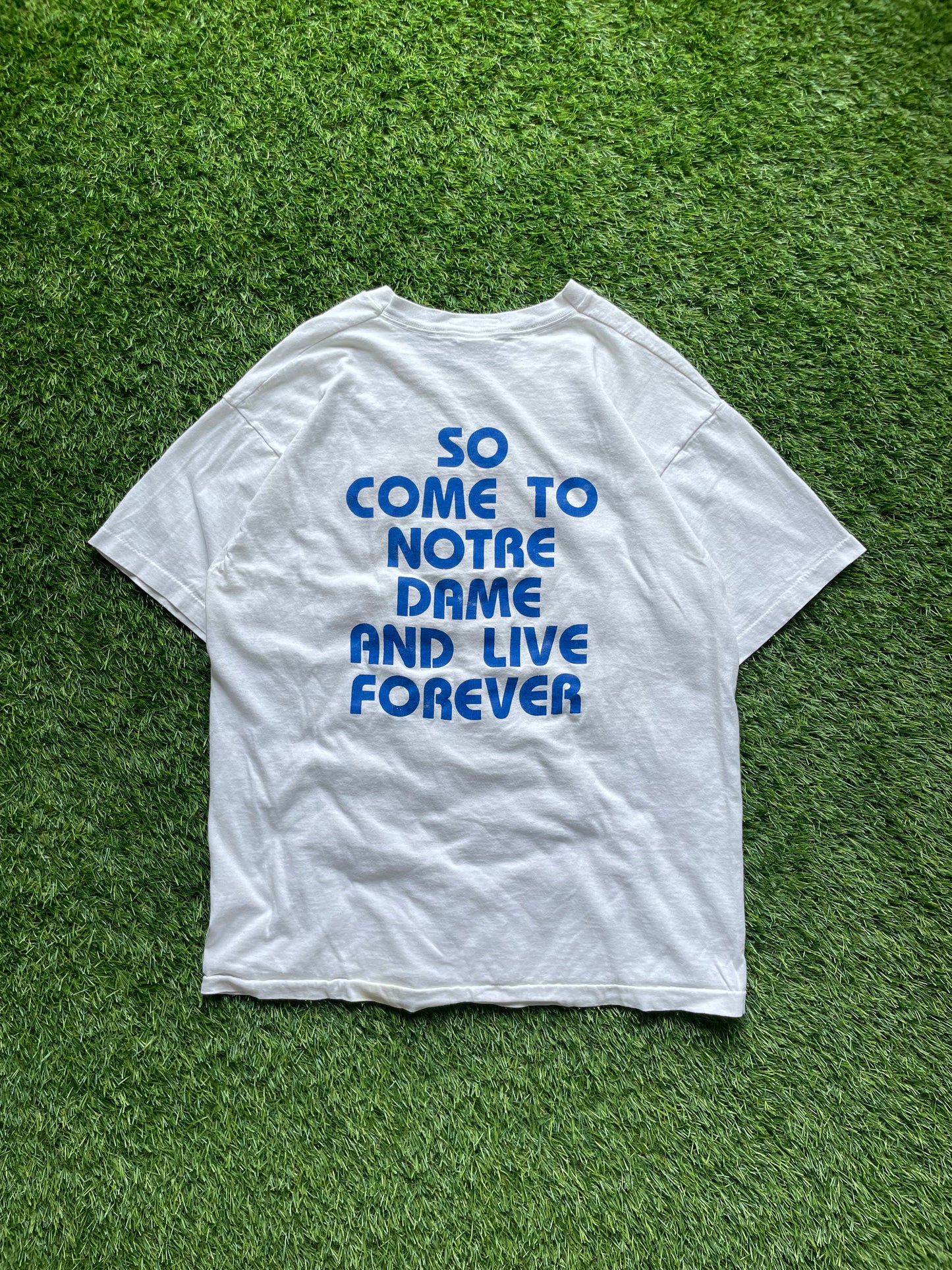 Vintage Notre Dame Sex Kills So Come To Notre Dame And Live Forever Tee XLarge
