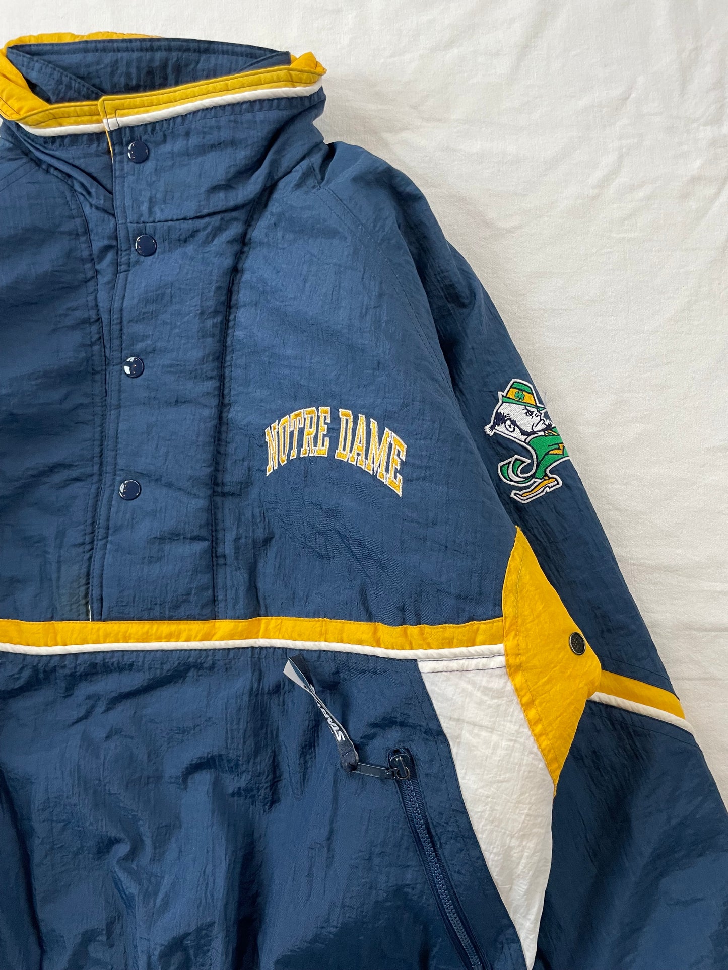 Vintage Notre Dame Puffer Jacket Large