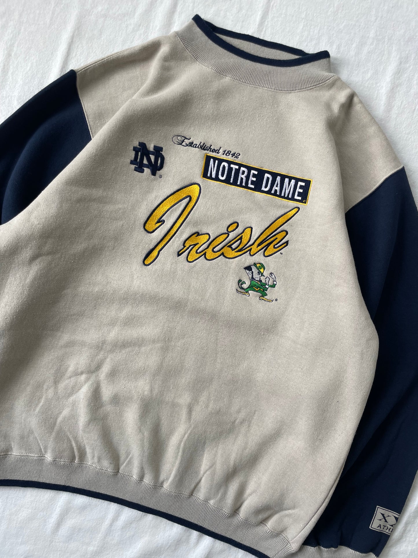 Vintage Notre Dame Crewneck XLarge