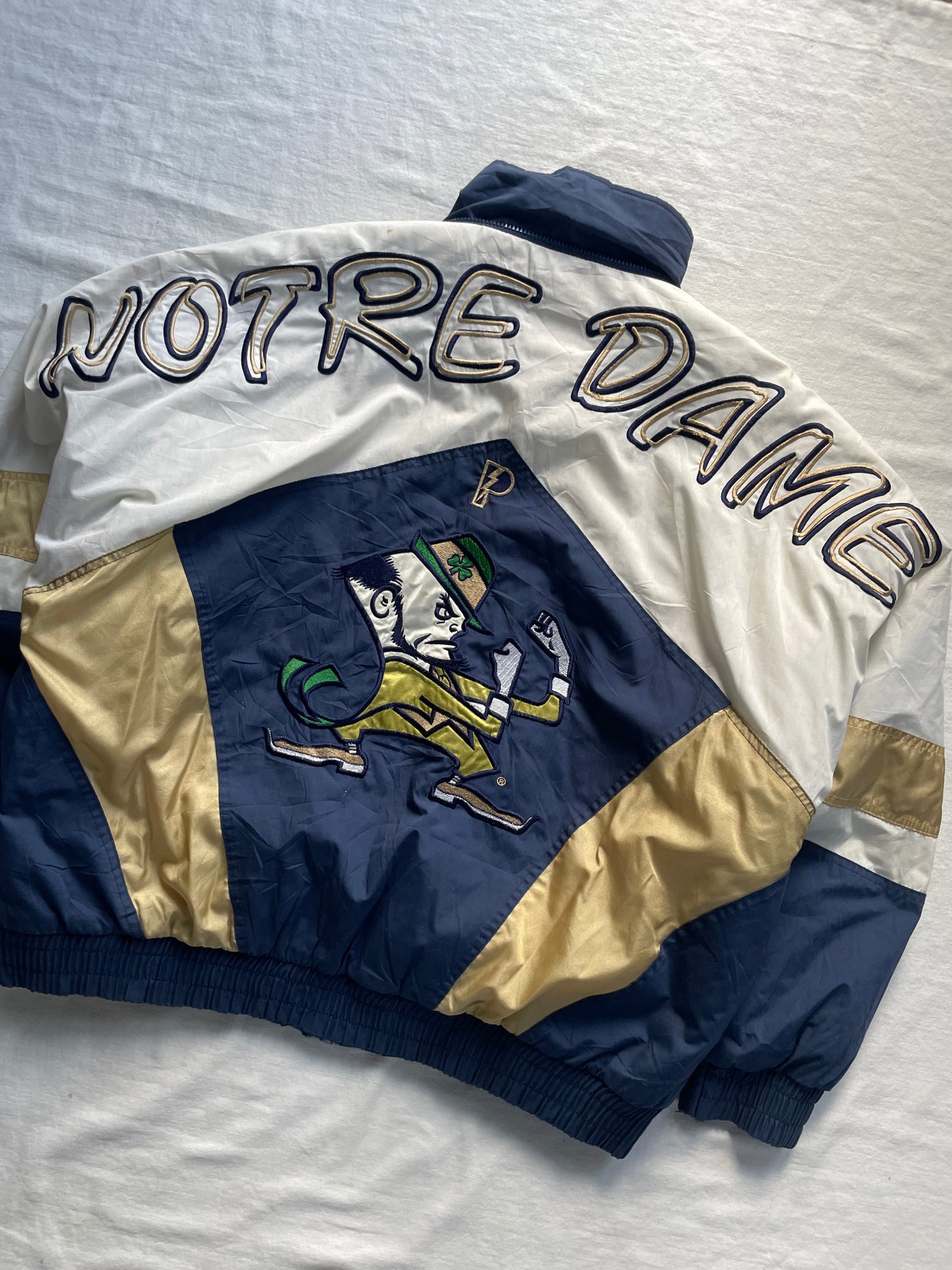 Vintage Notre Dame Puffer Jacket XLarge