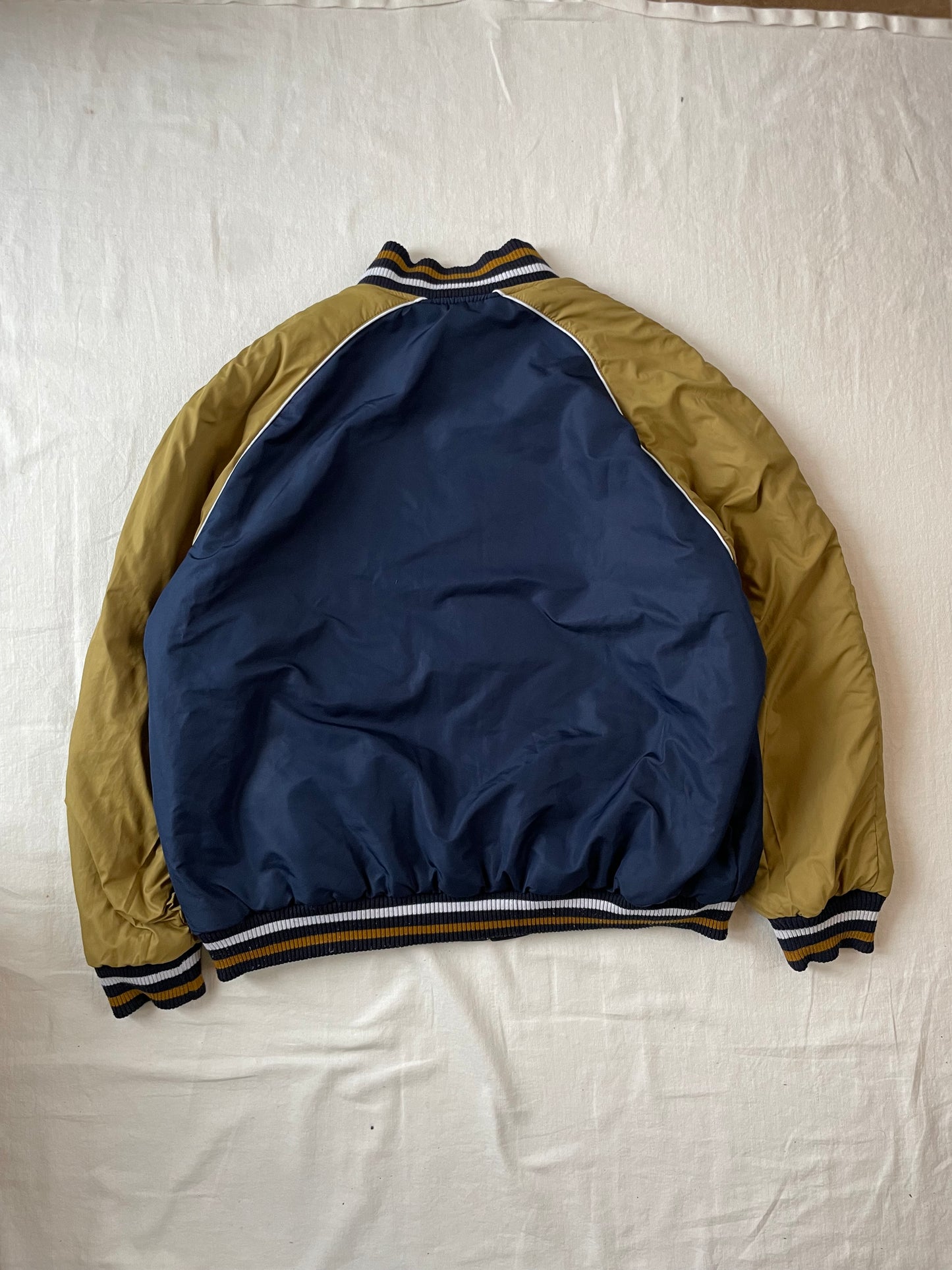 Vintage Notre Dame Reversible Bomber Jacket XLarge