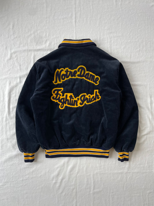 Vintage Notre Dame Corduroy Jacket Large