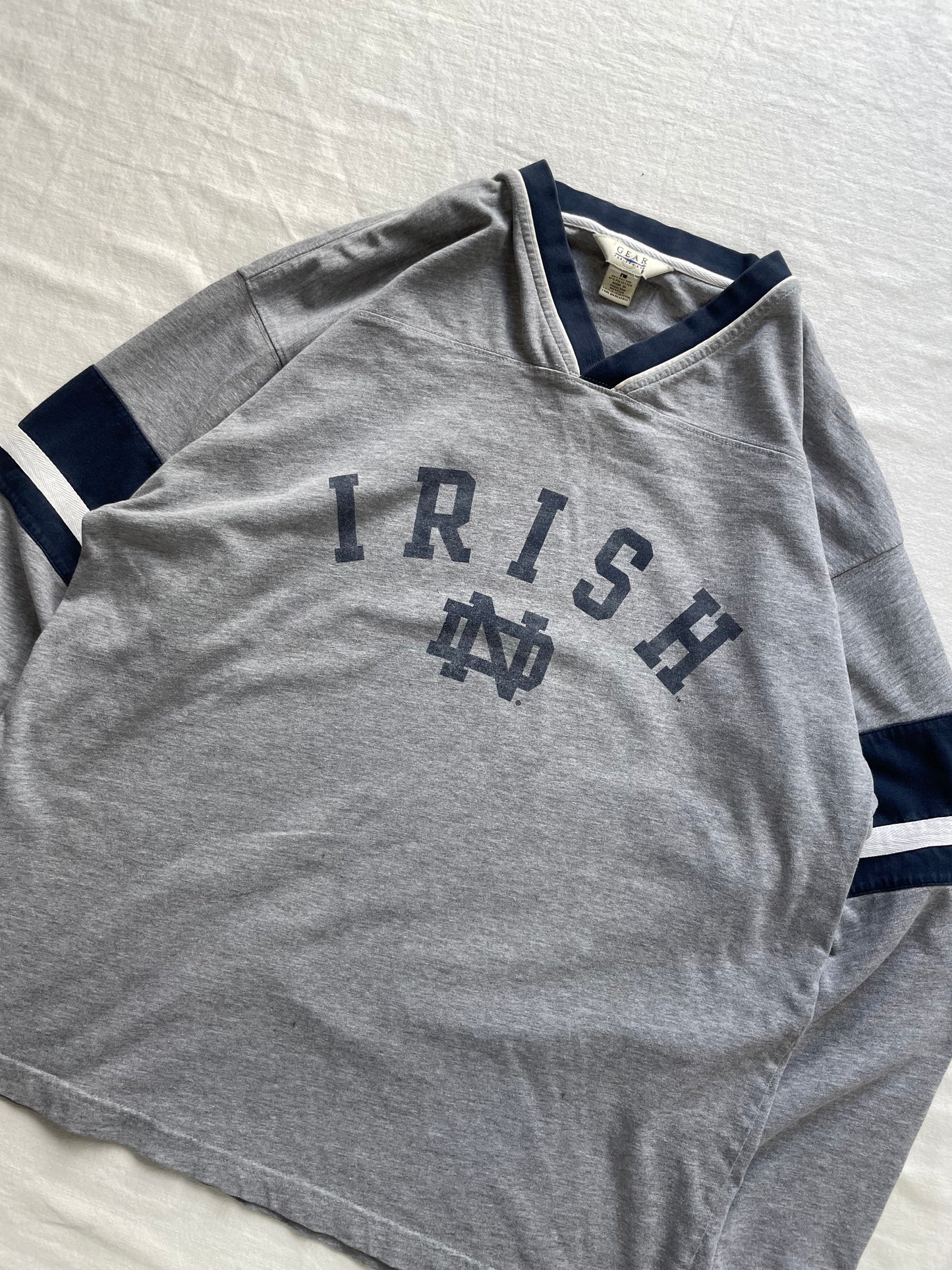Vintage Notre Dame Irish Long Sleeve Large