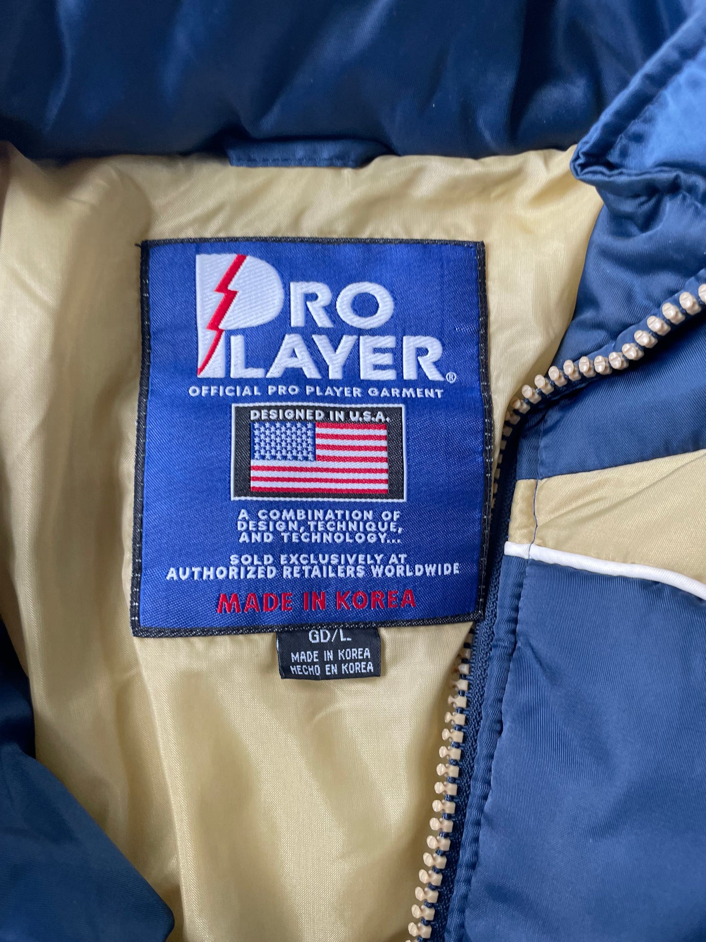 Vintage Notre Dame Puffer Jacket Large/XLarge