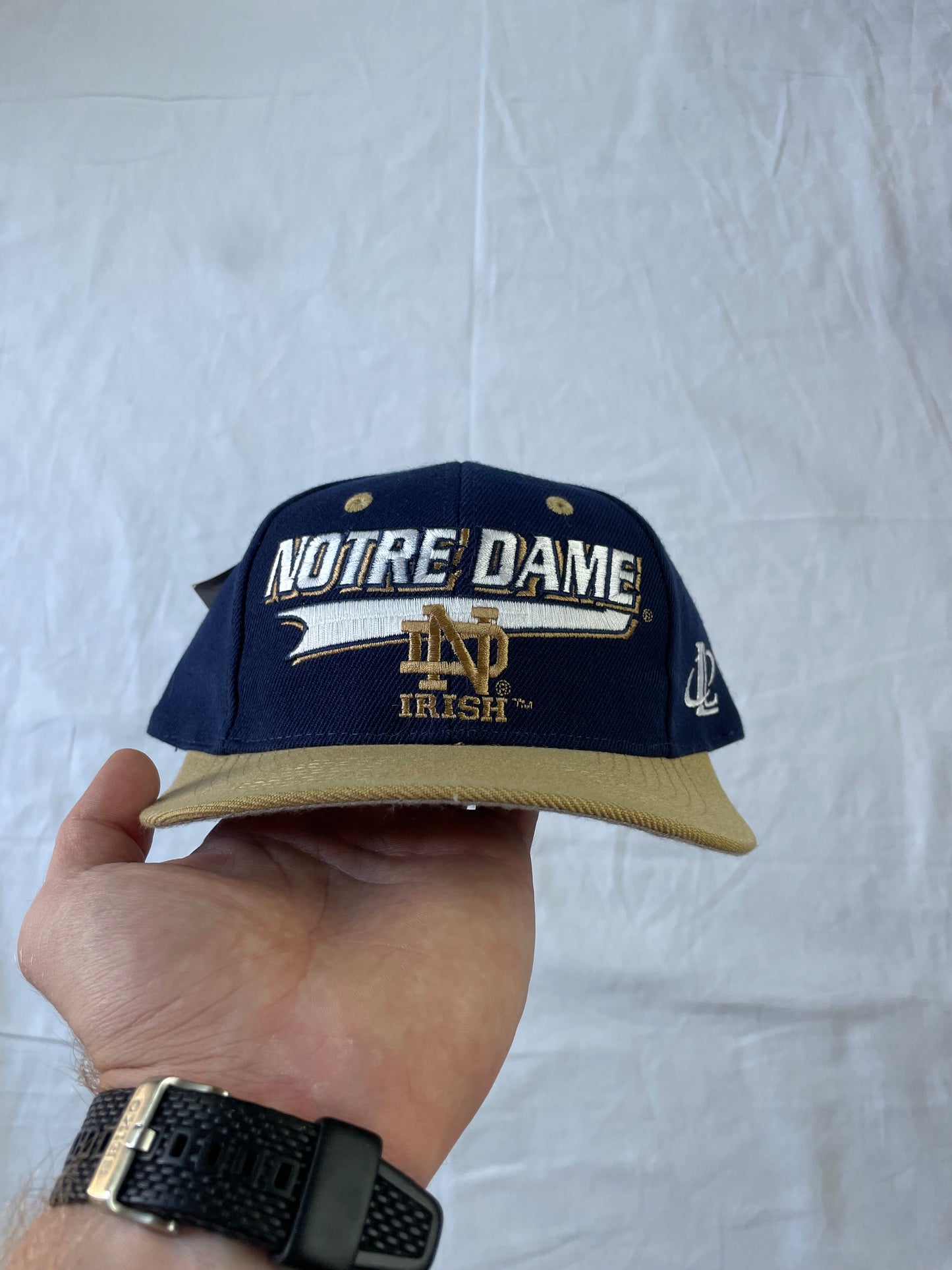 Vintage Notre Dame Logo Athletic Hat Brand New