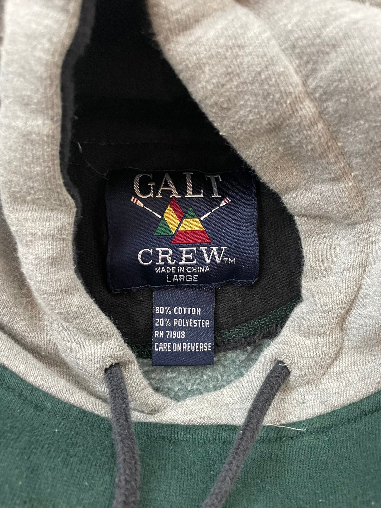 Vintage Notre Dame Hoodie Large