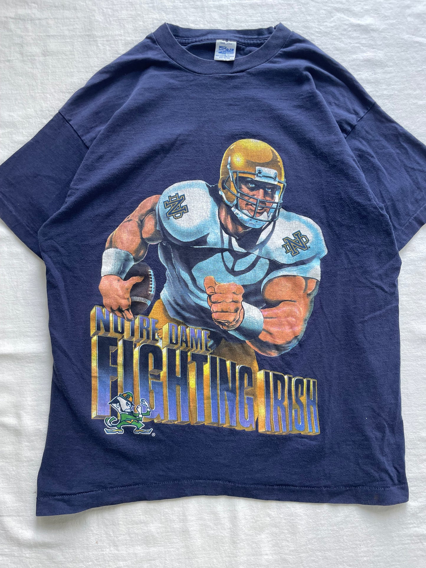 Vintage Notre Dame Football Tee Medium/Large