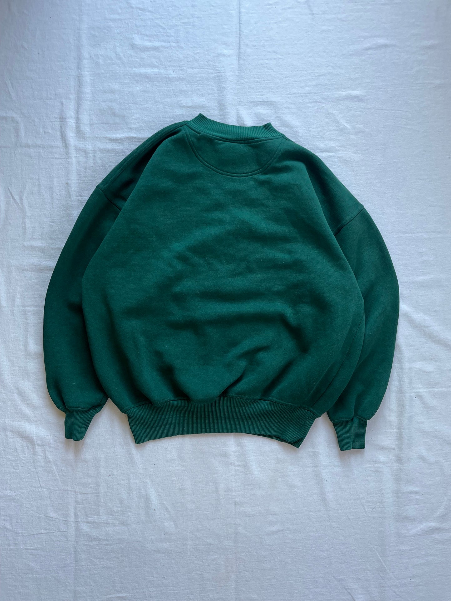 Vintage Notre Dame Green Crewneck Large