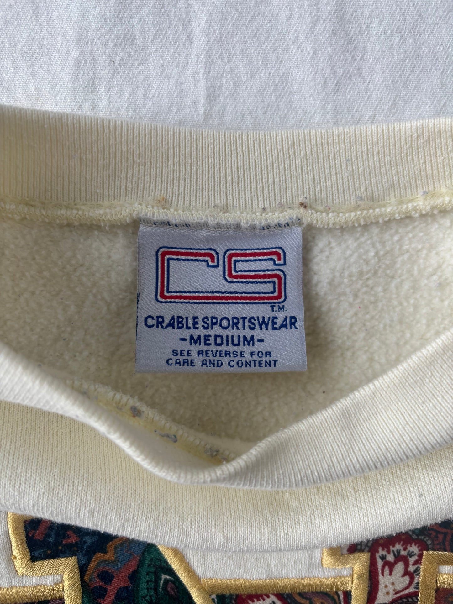 Vintage Notre Dame Crewneck Medium