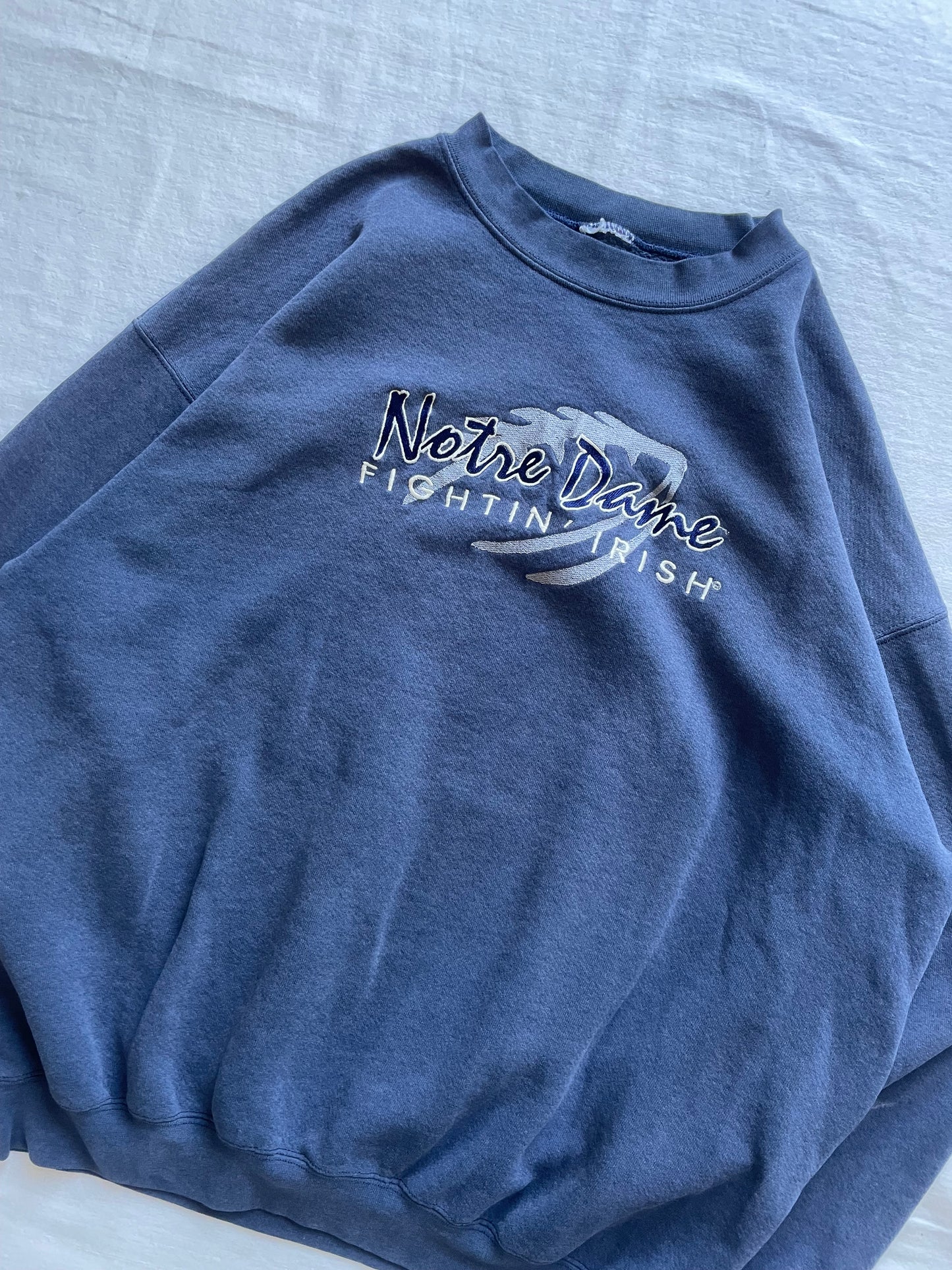 Vintage Notre Dame Football Crewneck Large/XLarge